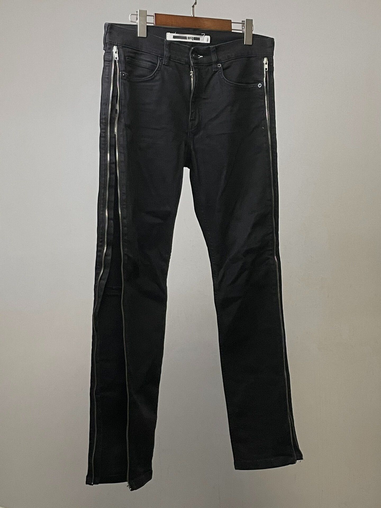 McQ Alexander McQueen alexander mcqueen black side zip jeans Size US 33 - 2 Thumbnail