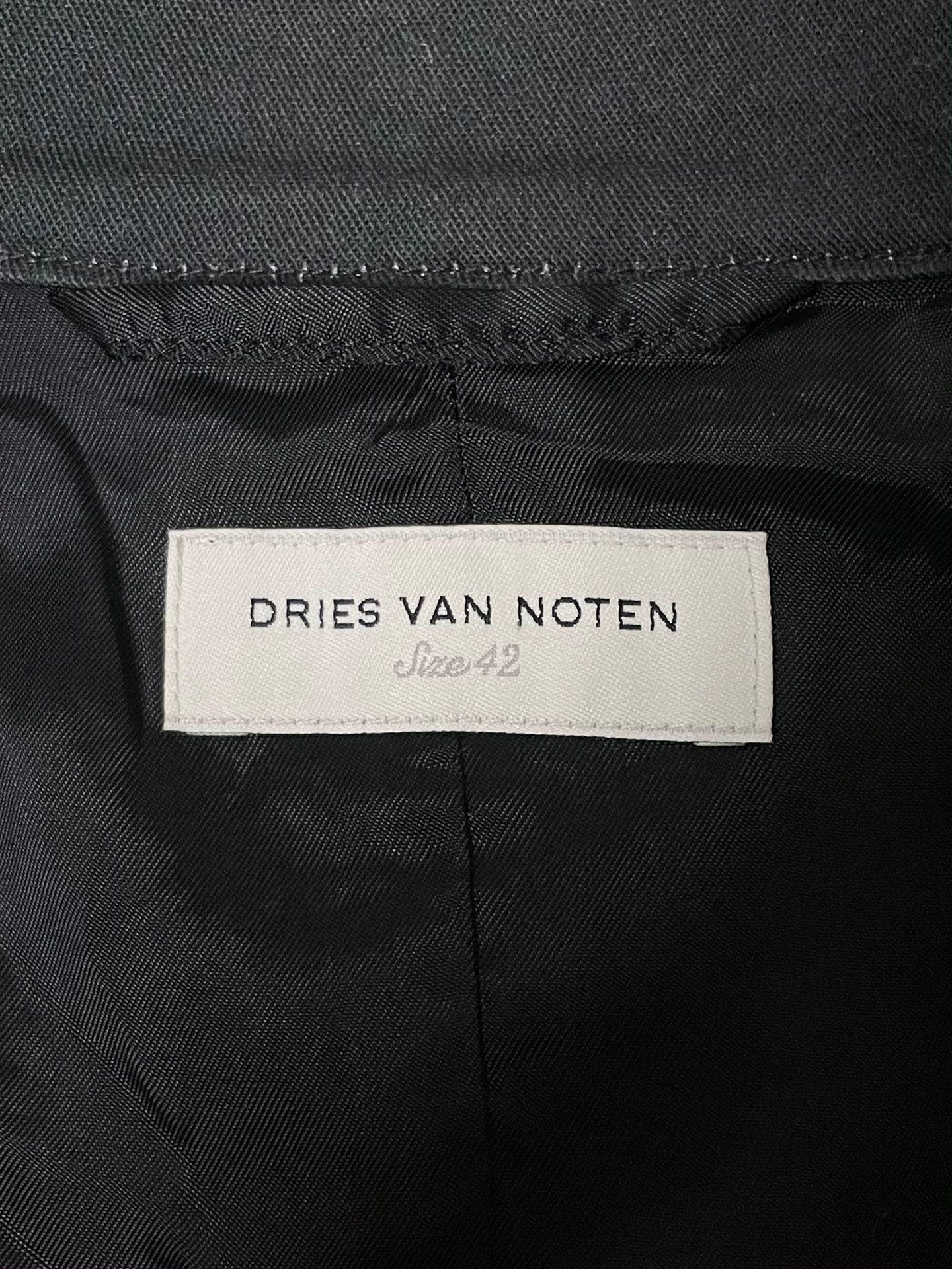 Dries Van Noten drapes van noten embroidered metallic jacket Size L / US 10 / IT 46 - 8 Thumbnail