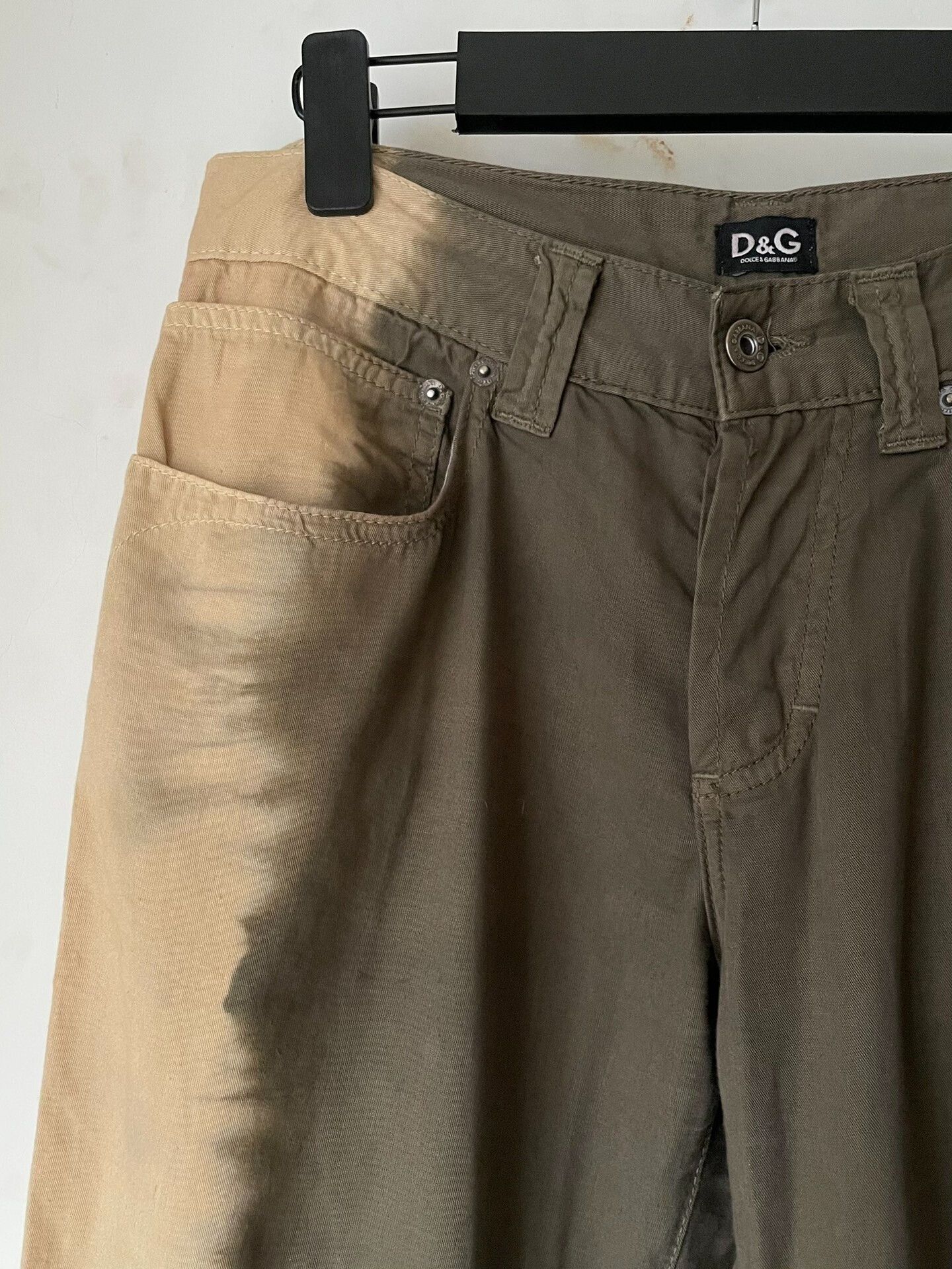 Dolce & Gabbana asymmetric gradient military straight pants Size US 29 - 3 Thumbnail