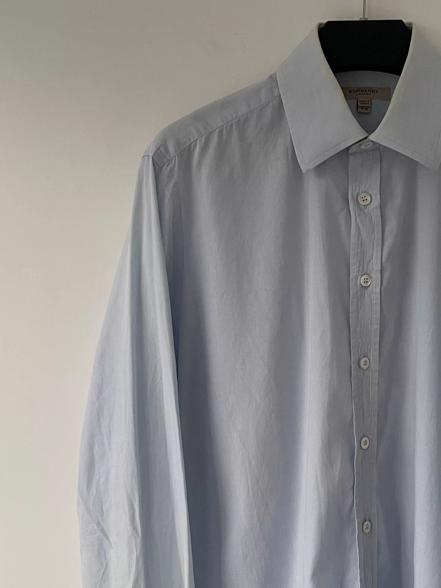 Burberry burberry light blue long sleeve shirt Size US M / EU 48-50 / 2 - 3 Thumbnail