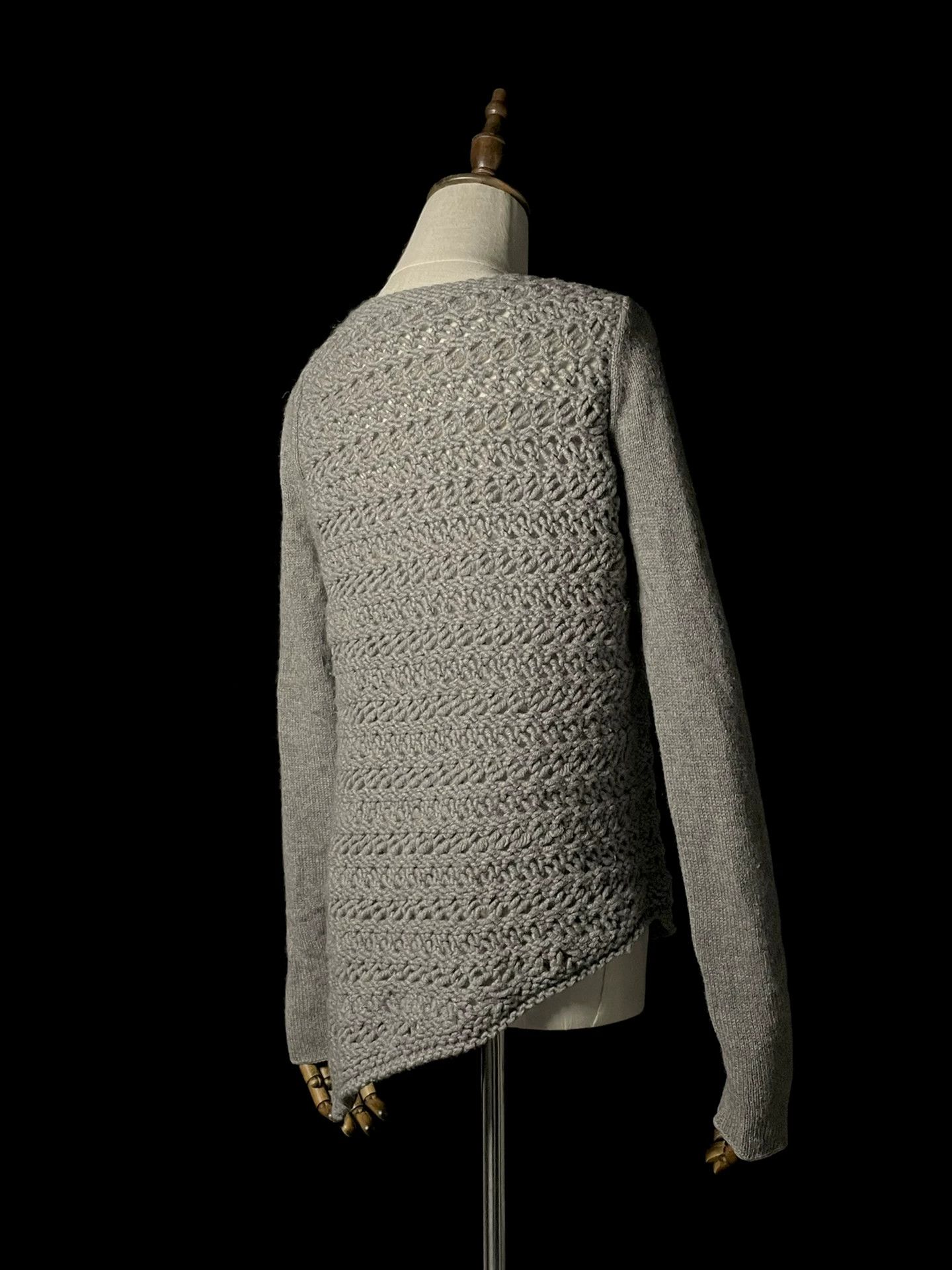 Helmut Lang helmut lang asymmetrical wool knit pullover Size S / US 4 / IT 40 - 4 Thumbnail