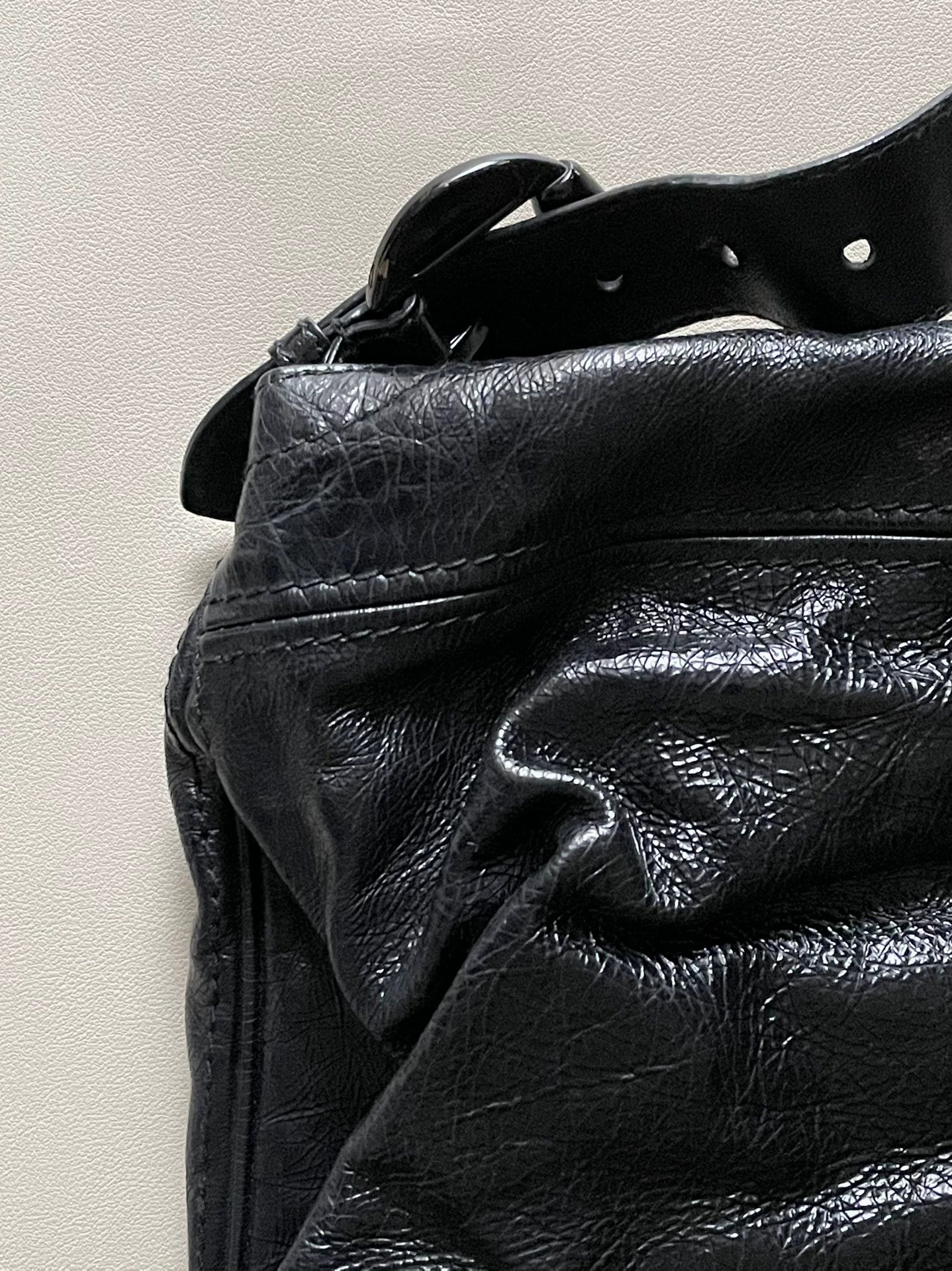 Alexander McQueen Alexander McQueen Waxed Leather Saddle Bag Size ONE SIZE - 5 Thumbnail