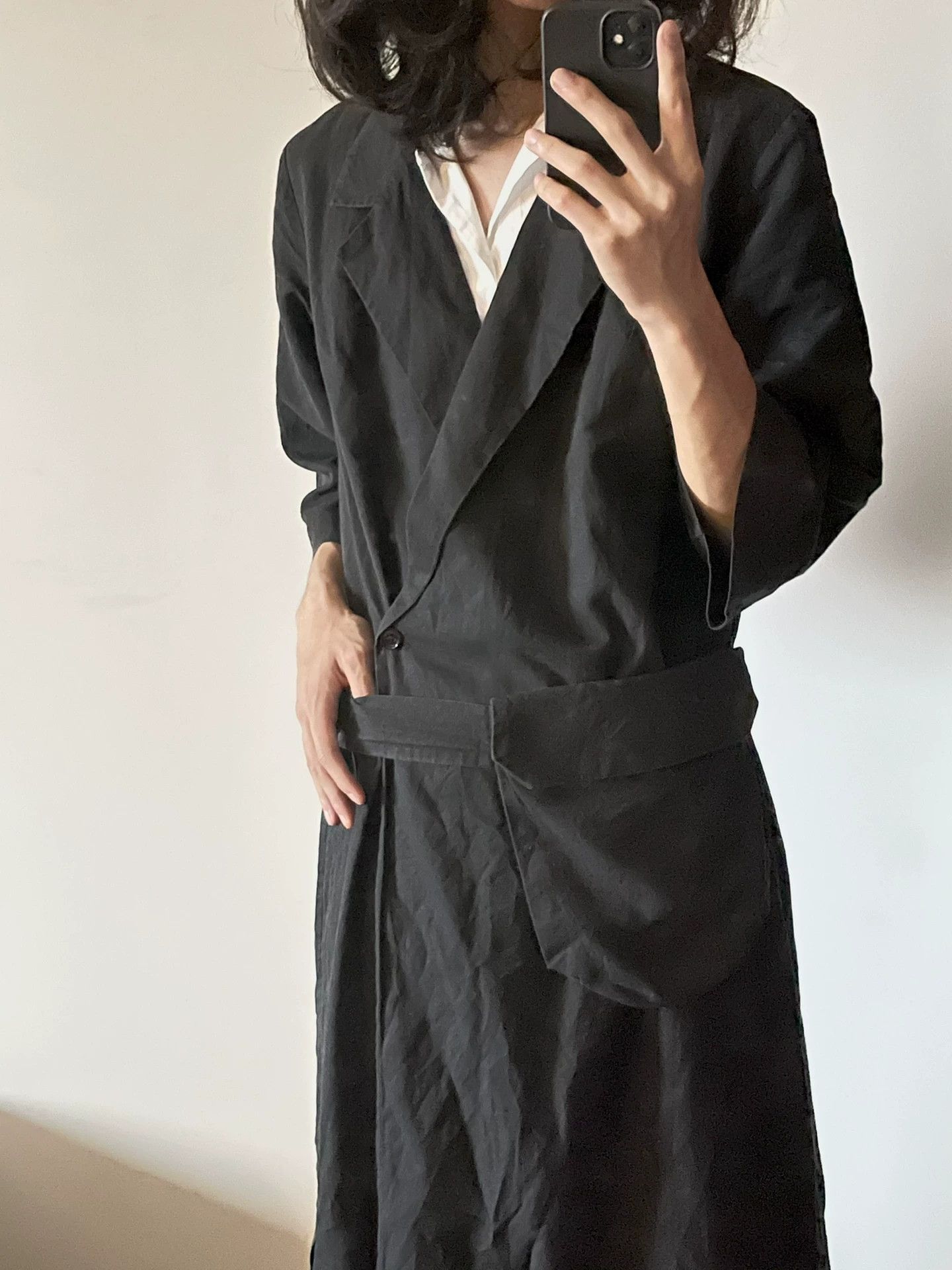 Dries Van Noten drapes like a coat with outer pocket Size L / US 10 / IT 46 - 3 Thumbnail