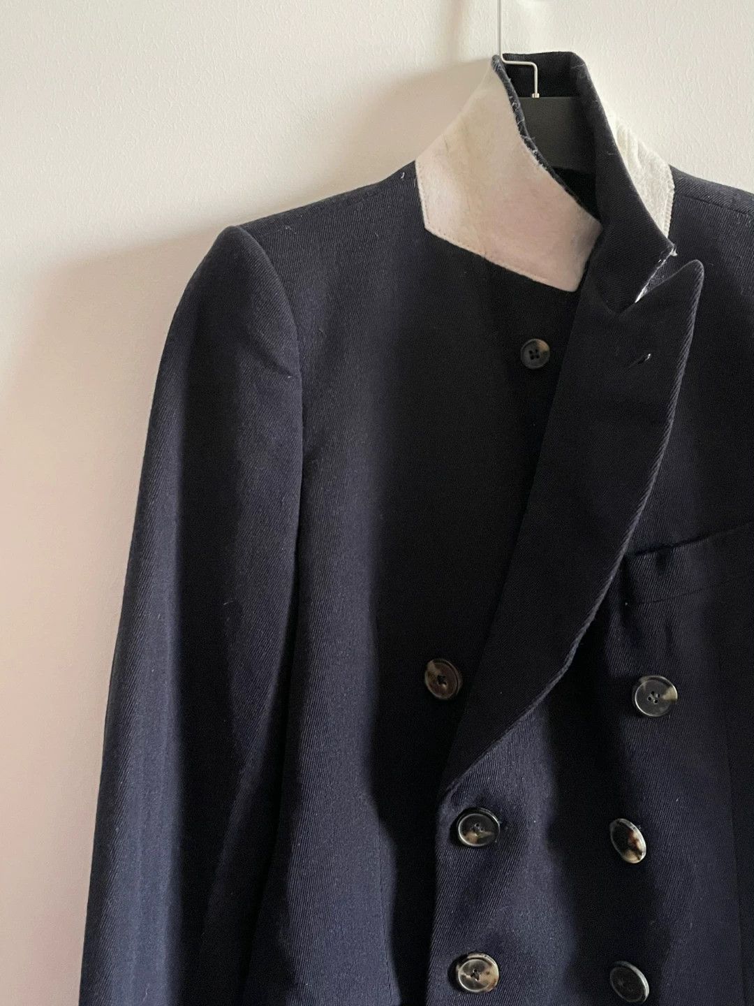 Dries Van Noten drapes van noten double-breasted wool blazer Size US L / EU 52-54 / 3 - 4 Thumbnail