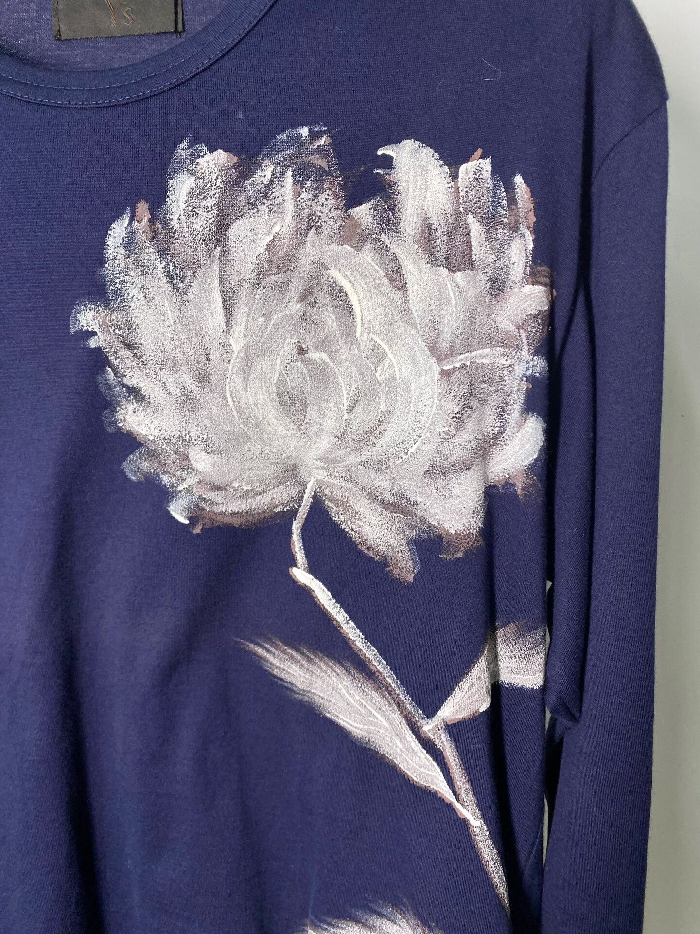 Yohji Yamamoto yohji yamamoto long sleeve floral top Size US L / EU 52-54 / 3 - 2 Thumbnail