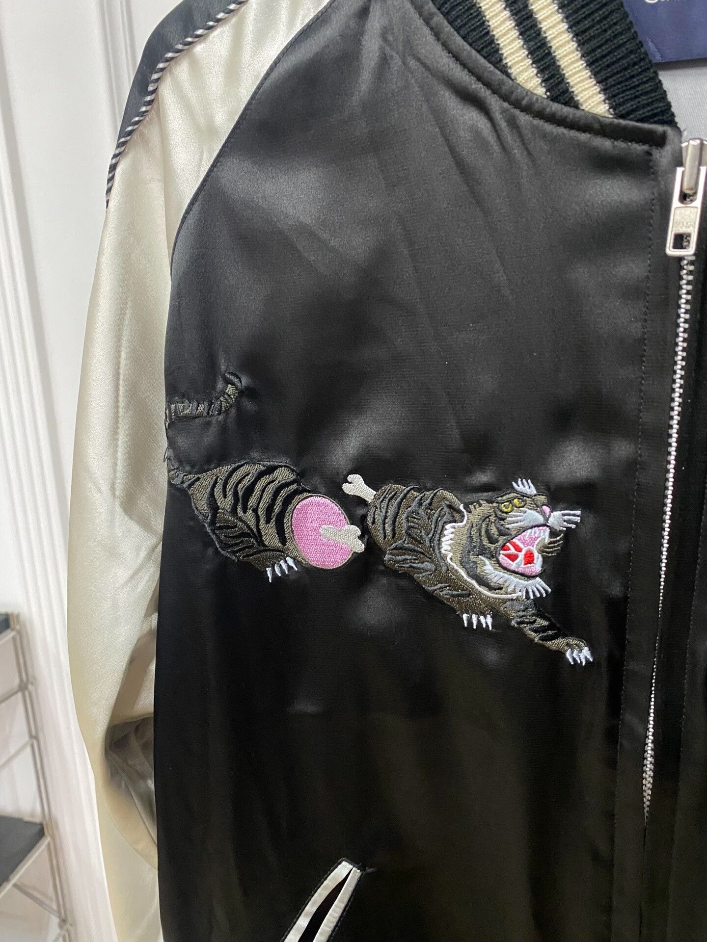 Comme des Garcons silk baseball jacket by Undercover Size US L / EU 52-54 / 3 - 2 Thumbnail