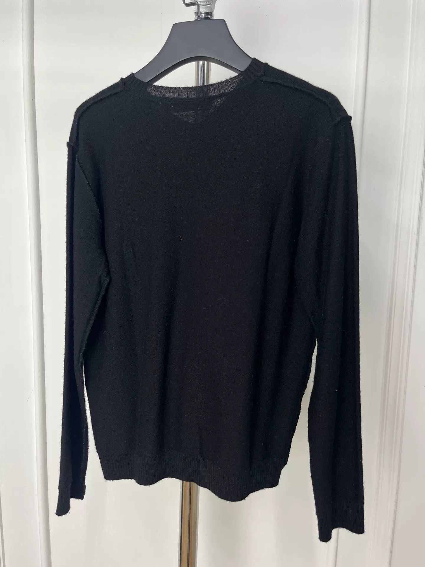 Comme des Garcons black knit sweater with unique design Size US S / EU 44-46 / 1 - 2 Thumbnail