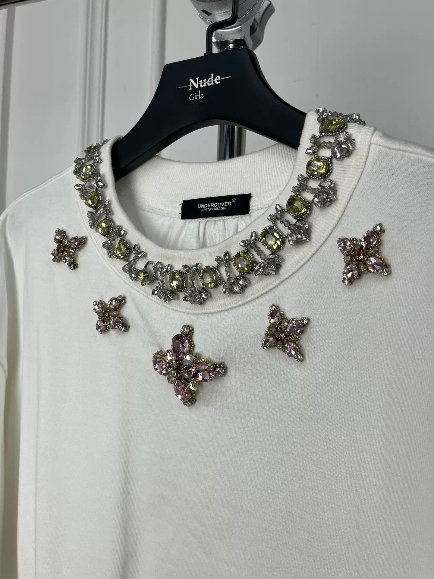 Undercover oversized short sleeve gem detail t-shirt Size XL / US 12-14 / IT 48-50 - 2 Thumbnail