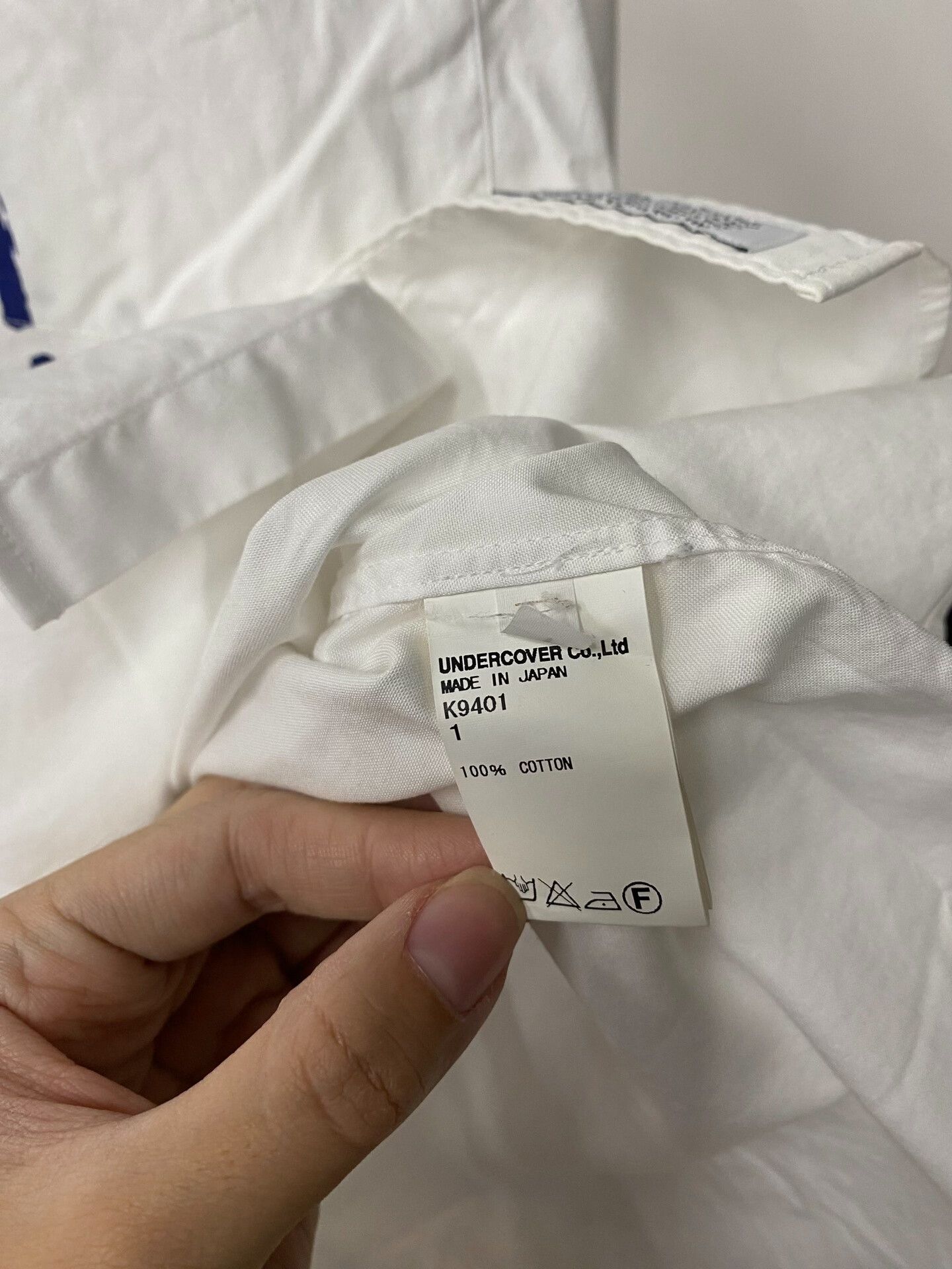 Comme des Garcons undercover white long sleeve shirt with text Size US M / EU 48-50 / 2 - 5 Thumbnail