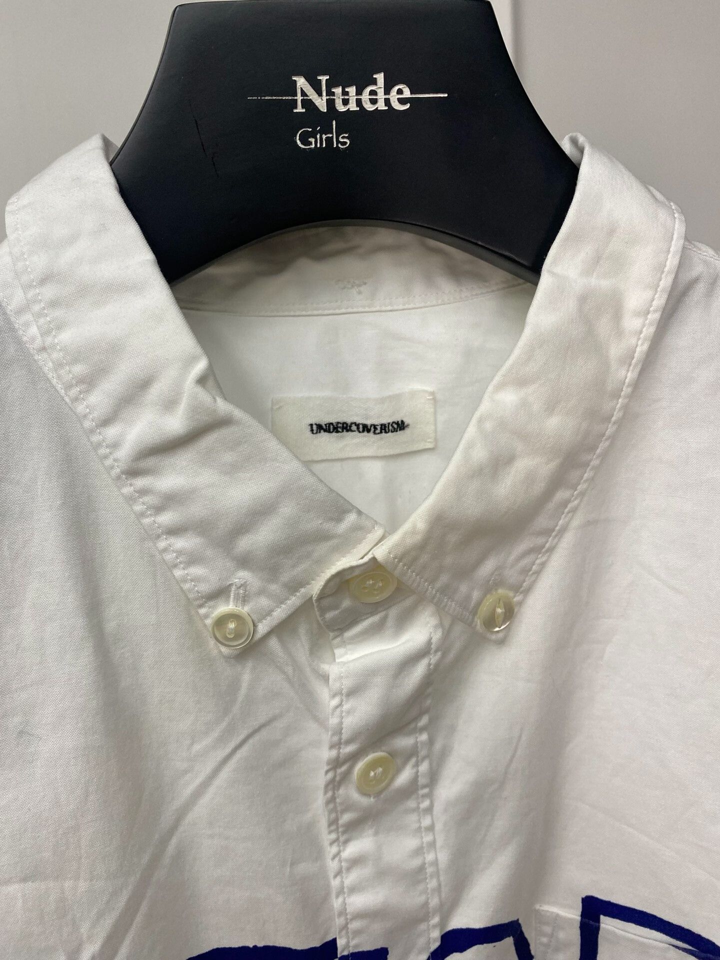 Comme des Garcons undercover white long sleeve shirt with text Size US M / EU 48-50 / 2 - 3 Thumbnail