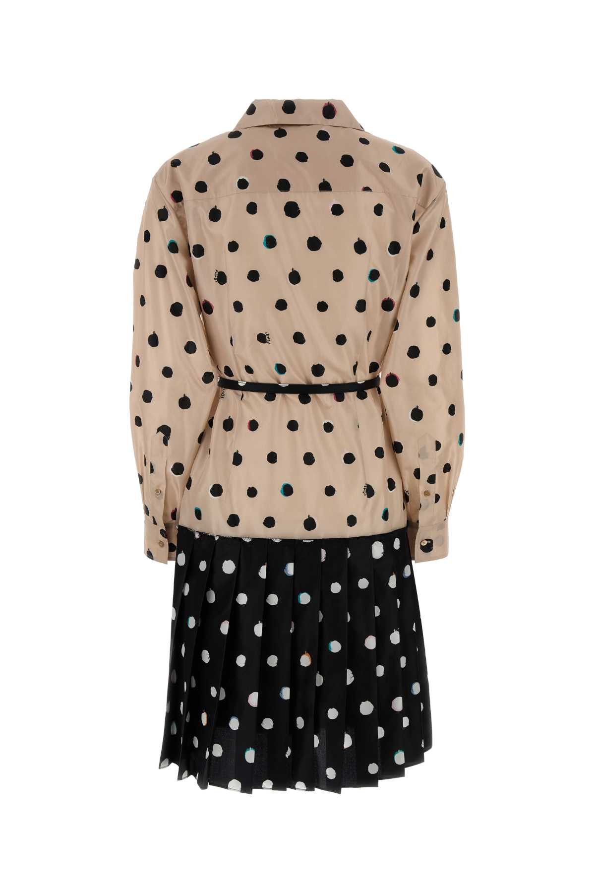 Fendi Printed Silk Dress Size S / US 4 / IT 40 - 2 Thumbnail