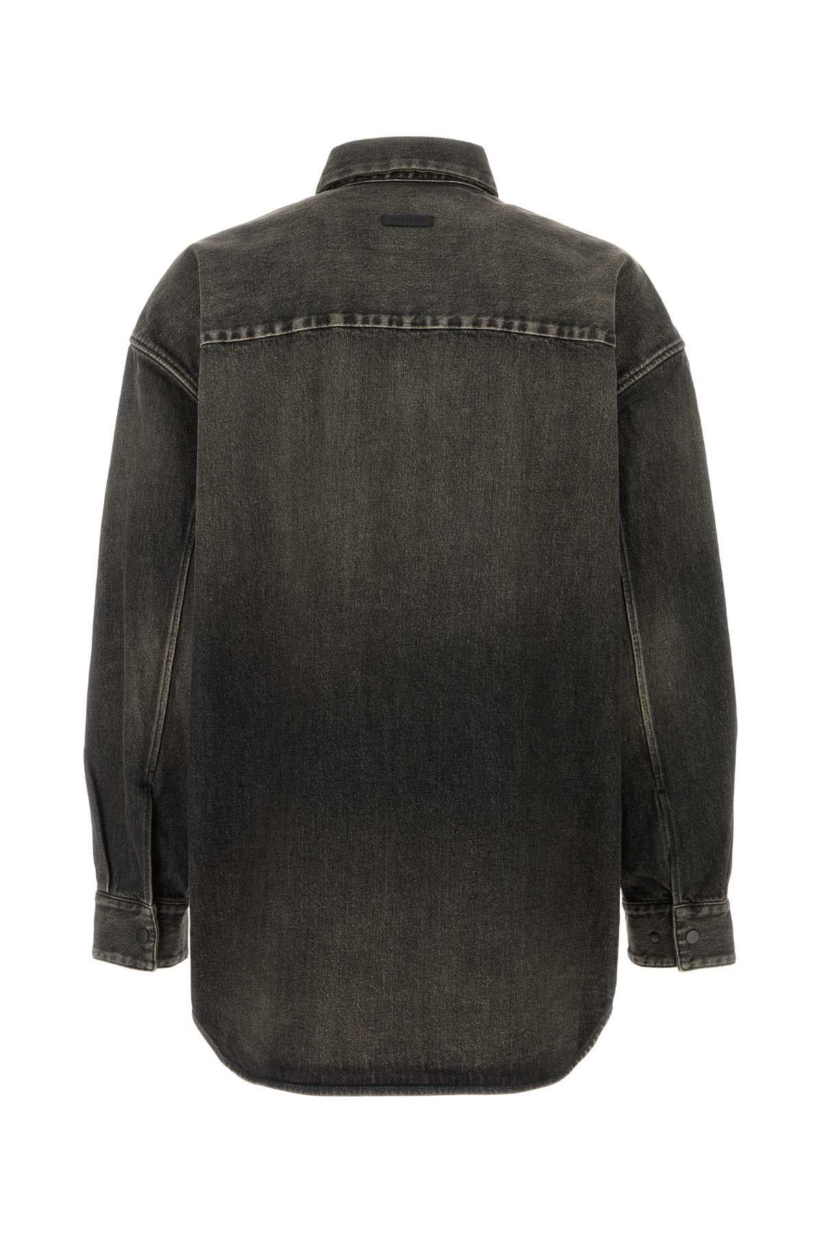 Fear of God Snap Front Denim Overshirt Size US XL / EU 56 / 4 - 2 Thumbnail
