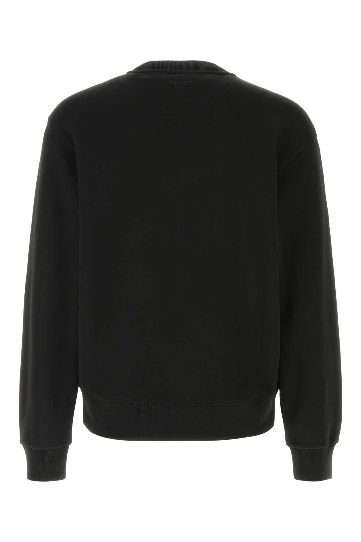 Kenzo Black Cotton Sweatshirt Size US L / EU 52-54 / 3 - 2 Thumbnail