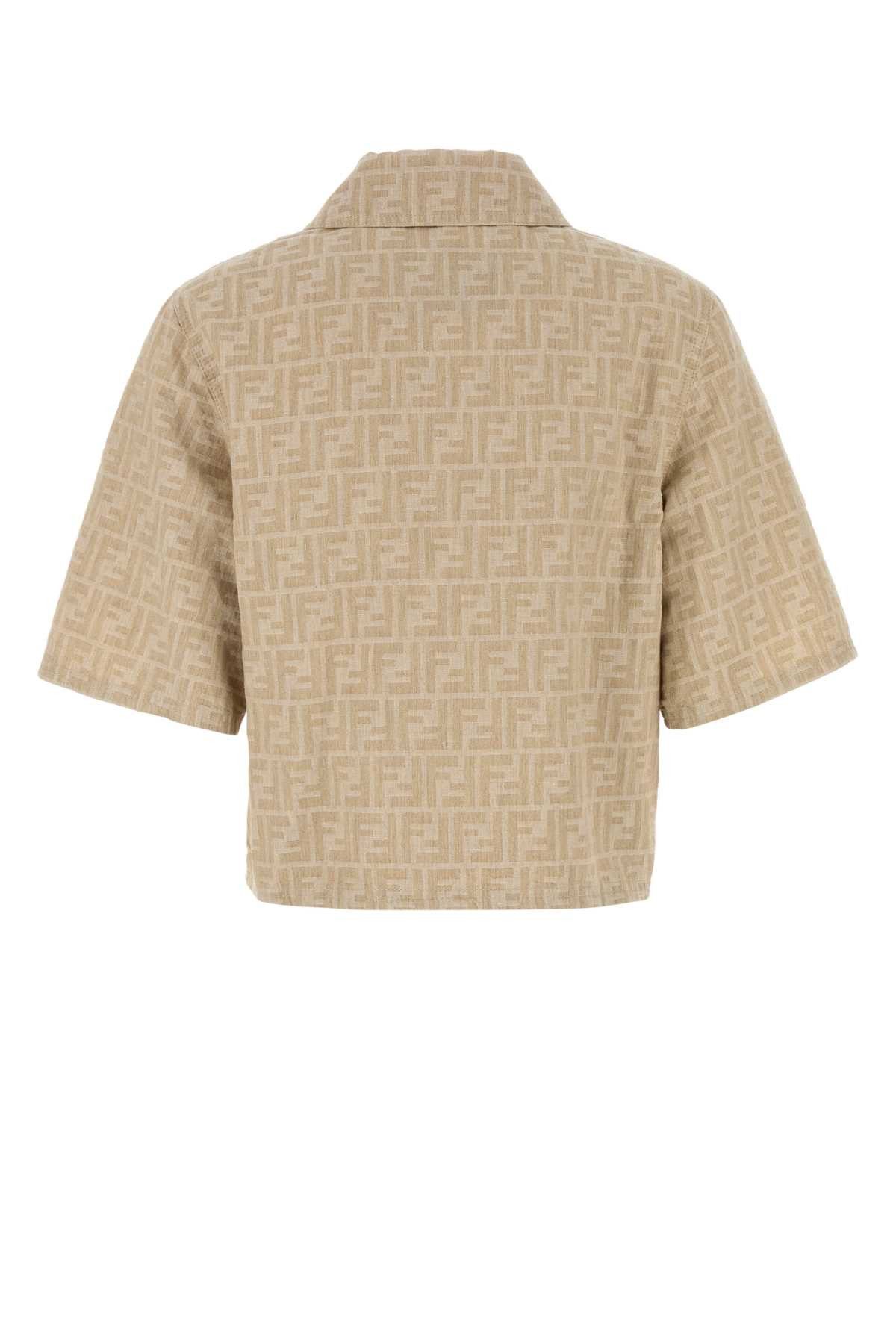 Fendi Embroidered Denim Shirt Size S / US 4 / IT 40 - 2 Thumbnail