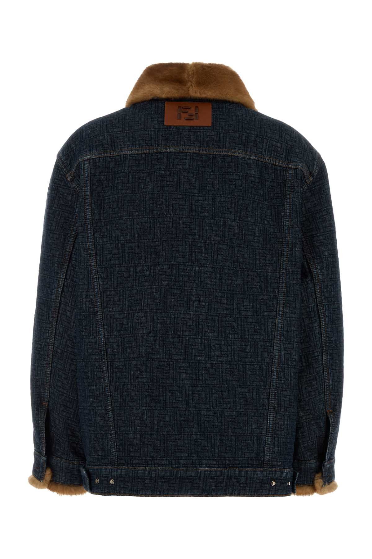 Fendi Denim Padded Jacket Size S / US 4 / IT 40 - 2 Thumbnail