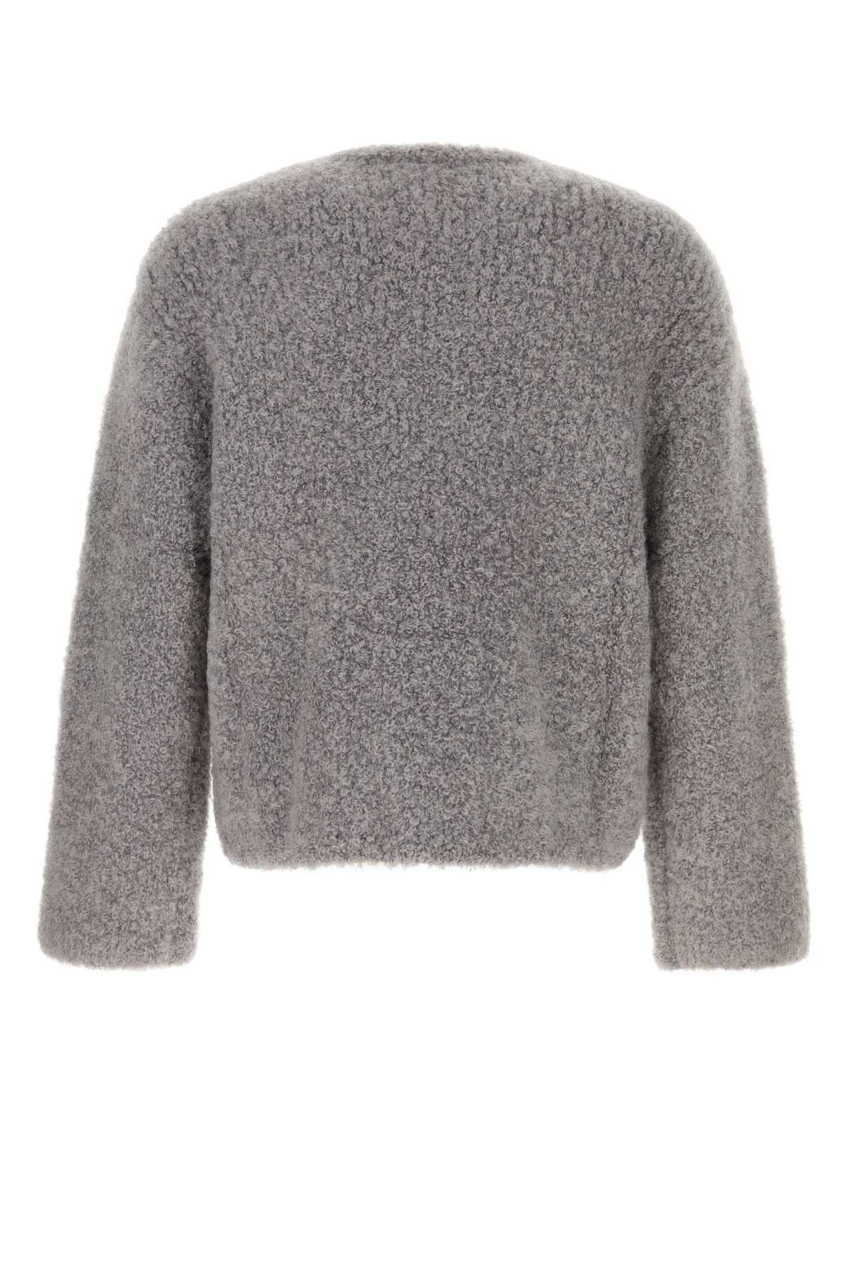 Sefr Grey Stretch Mohair Blend Jermaine Sweater Size US M / EU 48-50 / 2 - 2 Thumbnail