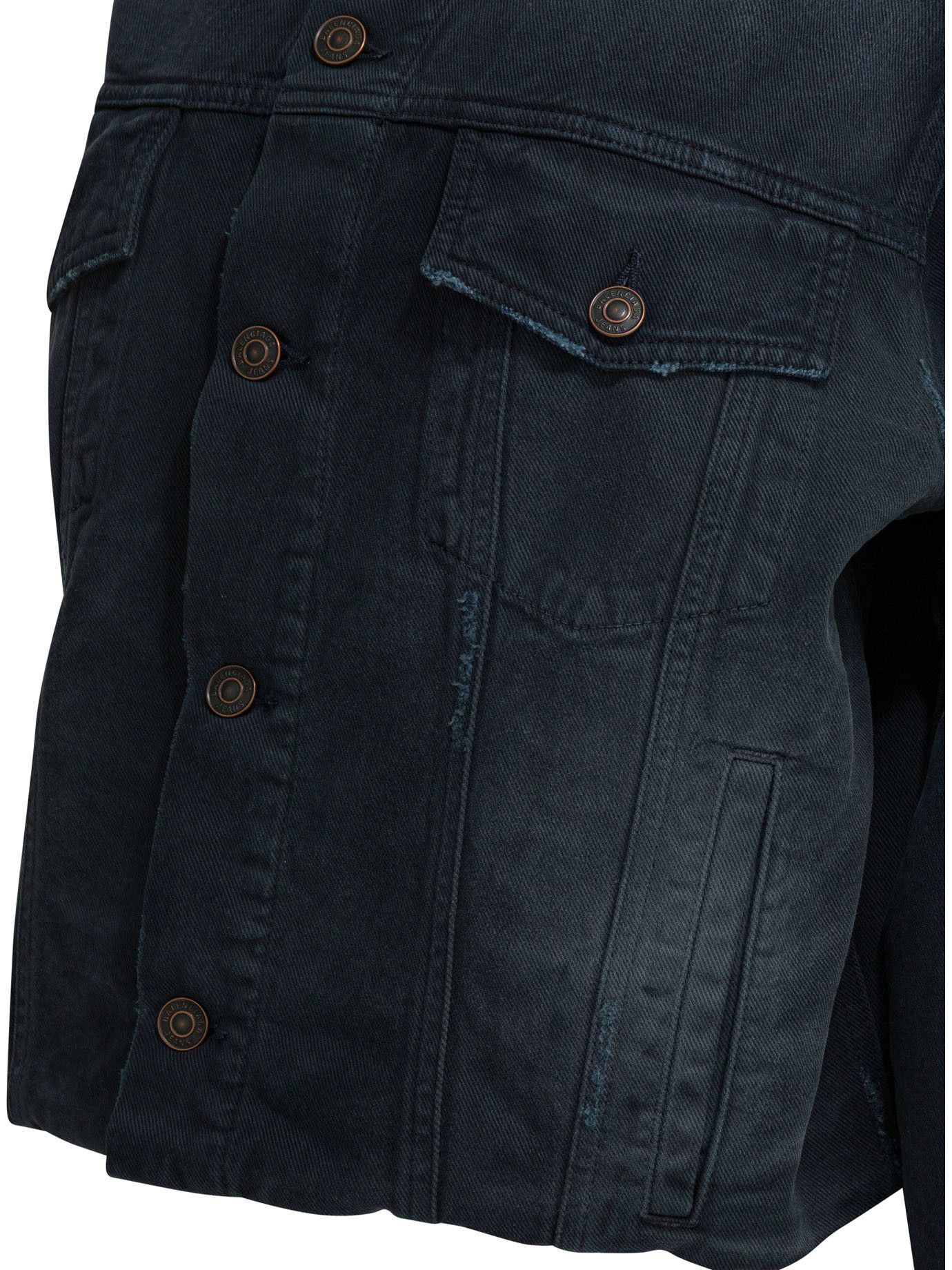 Balenciaga Balenciaga Denim Jacket With Old Effect tag size XS Women - USA Duties Paid Size XS / US 0-2 / IT 36-38 - 4 Thumbnail