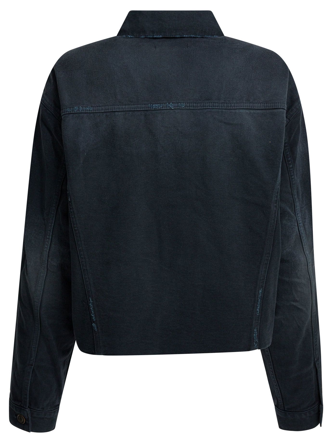 Balenciaga Balenciaga Denim Jacket With Old Effect tag size XS Women - USA Duties Paid Size XS / US 0-2 / IT 36-38 - 2 Thumbnail