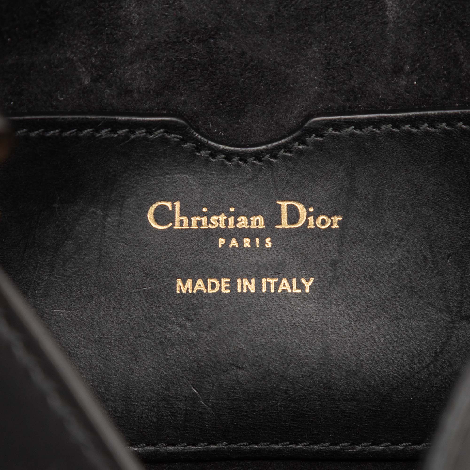 Dior Dior Mini Leather D Bee Saddle Bag Size ONE SIZE - 5 Thumbnail