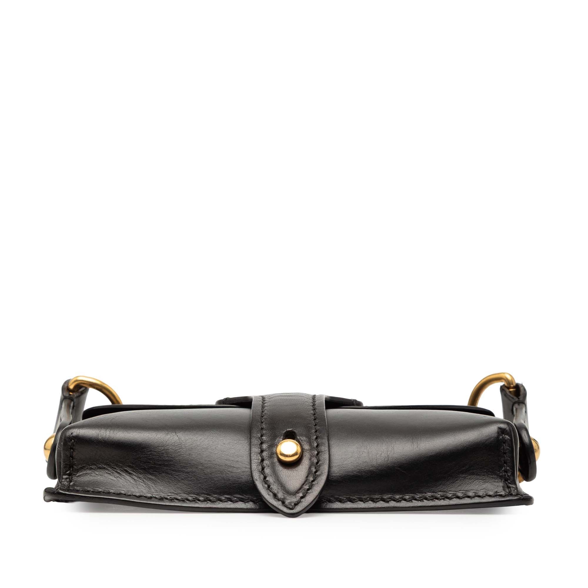 Dior Dior Mini Leather D Bee Saddle Bag Size ONE SIZE - 3 Thumbnail