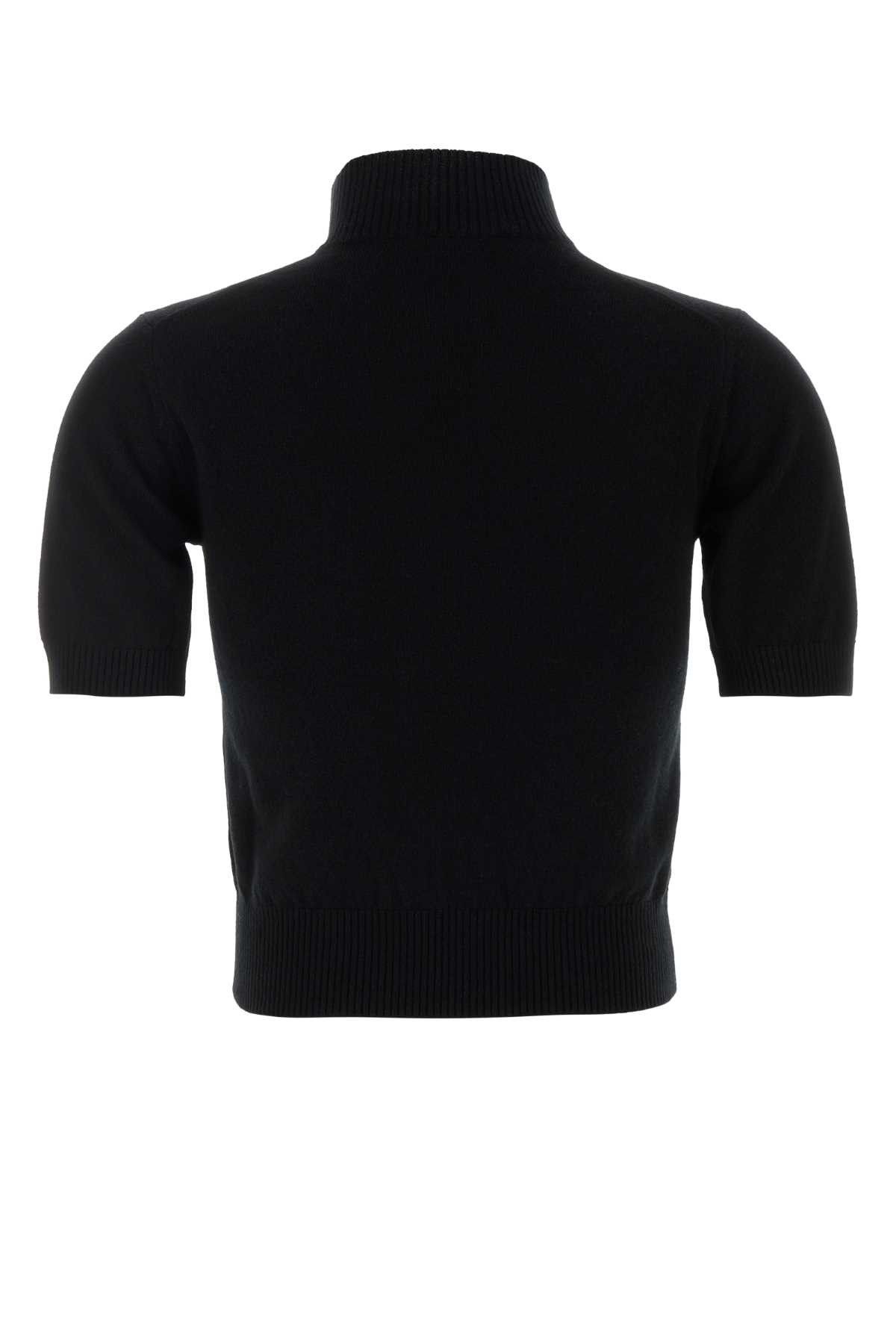 Dolce & Gabbana Black Cashmere Sweater Size XS / US 0-2 / IT 36-38 - 2 Thumbnail