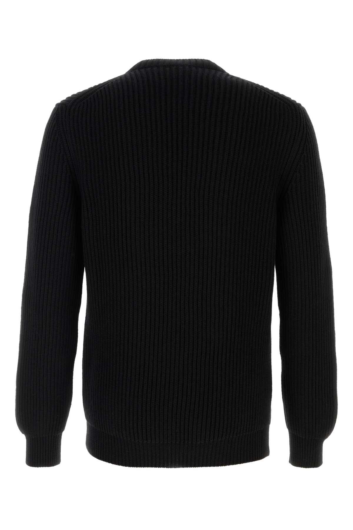 Fendi Black Wool Sweater Size US L / EU 52-54 / 3 - 2 Thumbnail