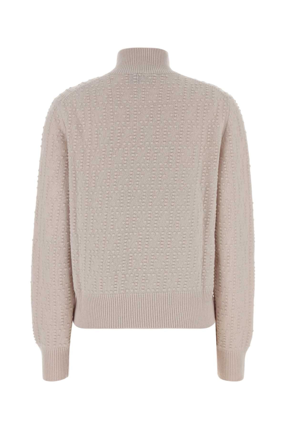 Fendi Powder Pink Stretch Wool Blend Sweater Size M / US 6-8 / IT 42-44 - 2 Thumbnail