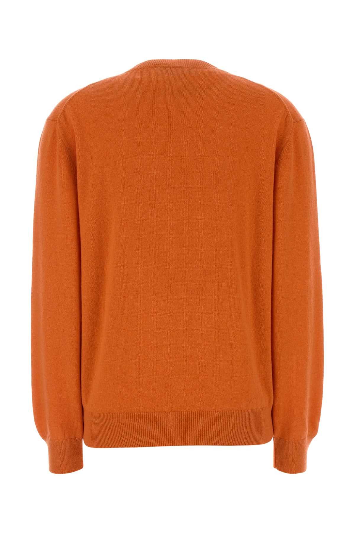 Fendi Orange Stretch Cashmere Sweater Size M / US 6-8 / IT 42-44 - 2 Thumbnail