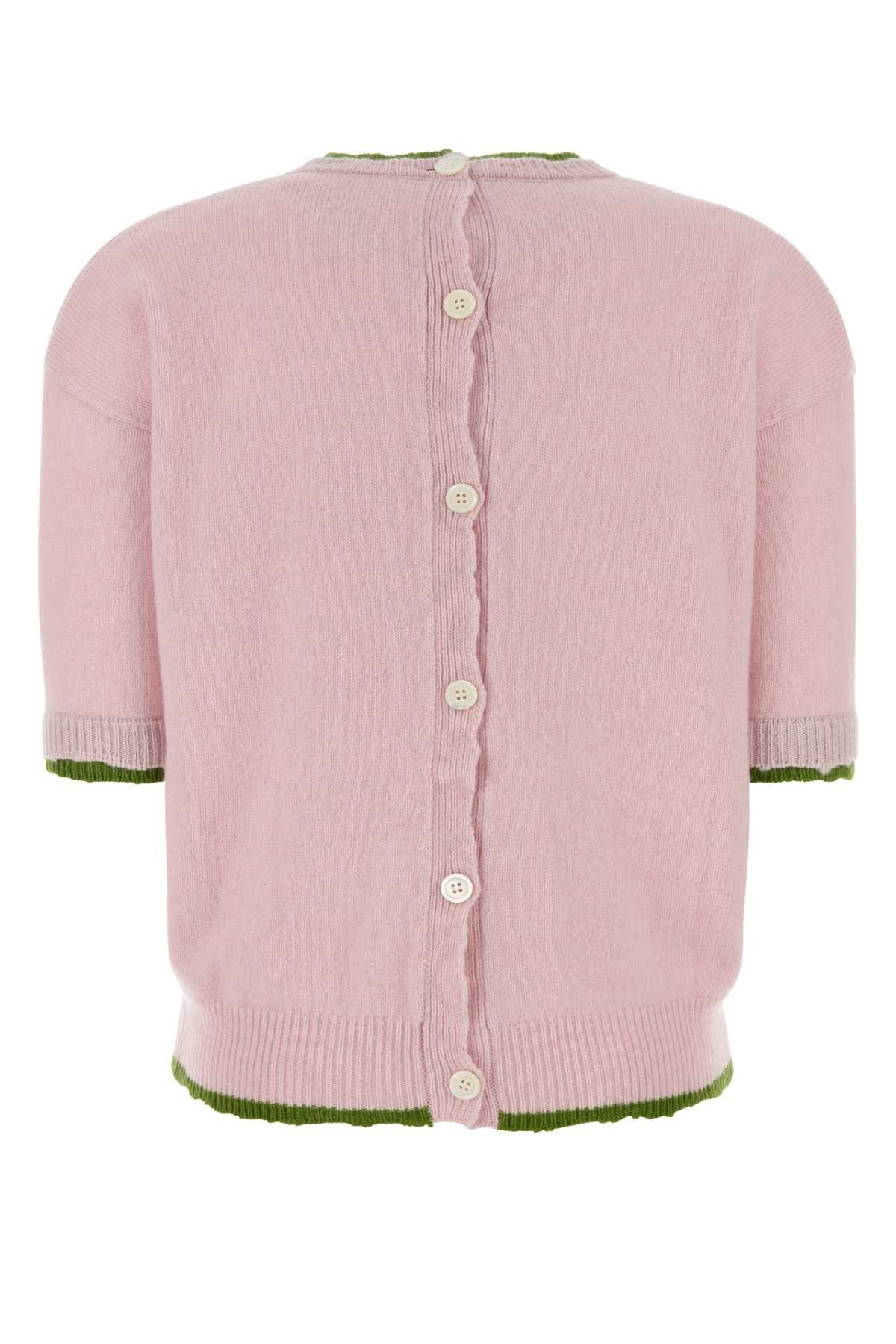 Marni Pastel Pink Wool Blend Sweater Size S / US 4 / IT 40 - 2 Thumbnail