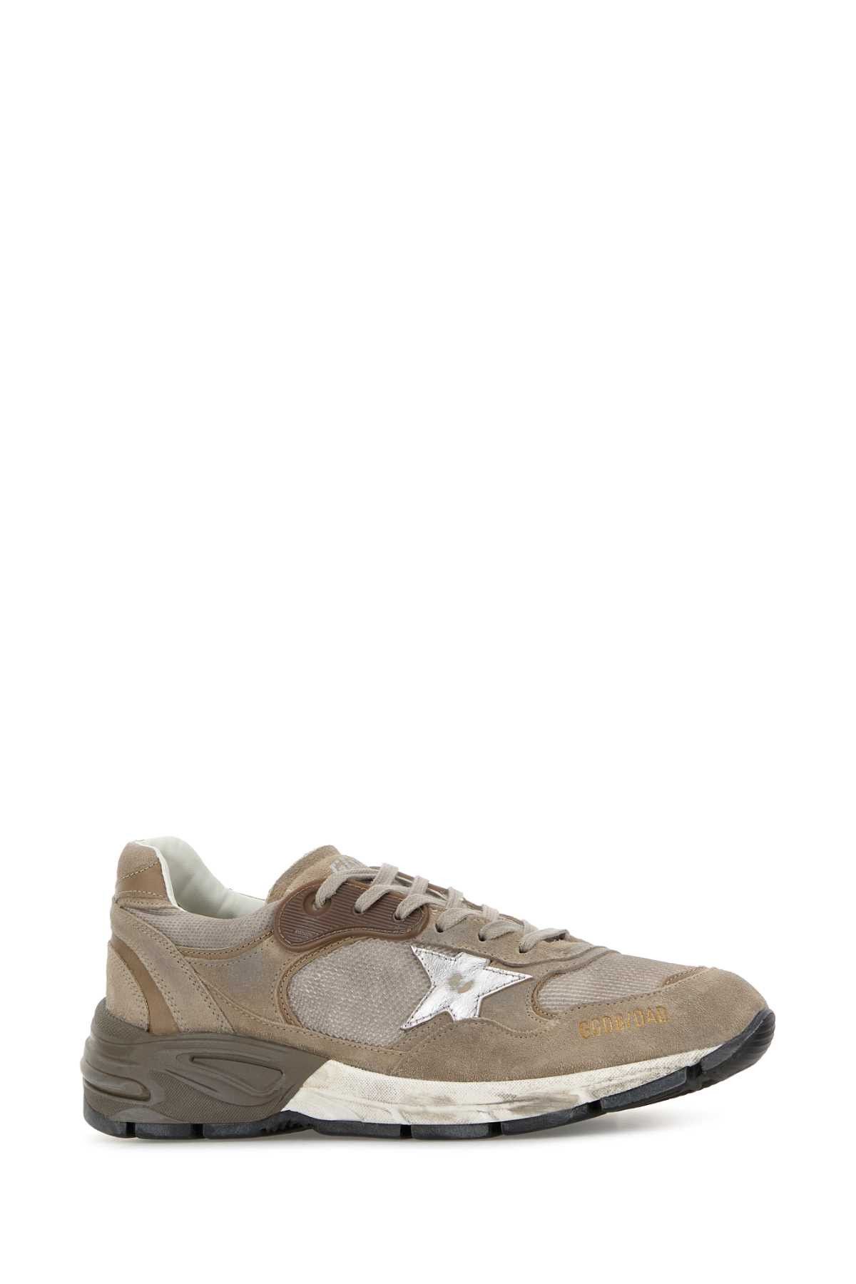 Golden Goose Dove Grey Mesh And Suede Dad New Sneakers Size US 12 / EU 45 - 2 Thumbnail