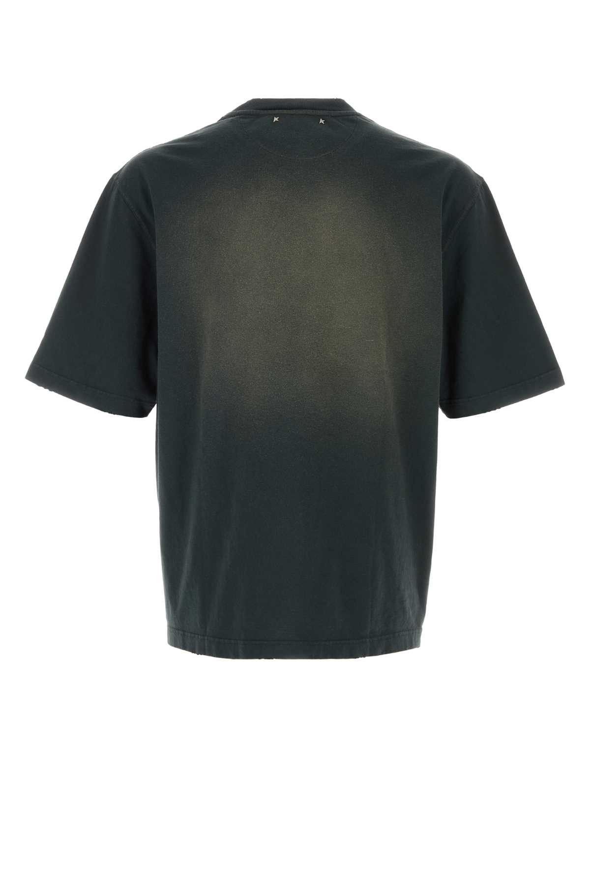 Golden Goose Charcoal Cotton T-Shirt Size US S / EU 44-46 / 1 - 2 Thumbnail