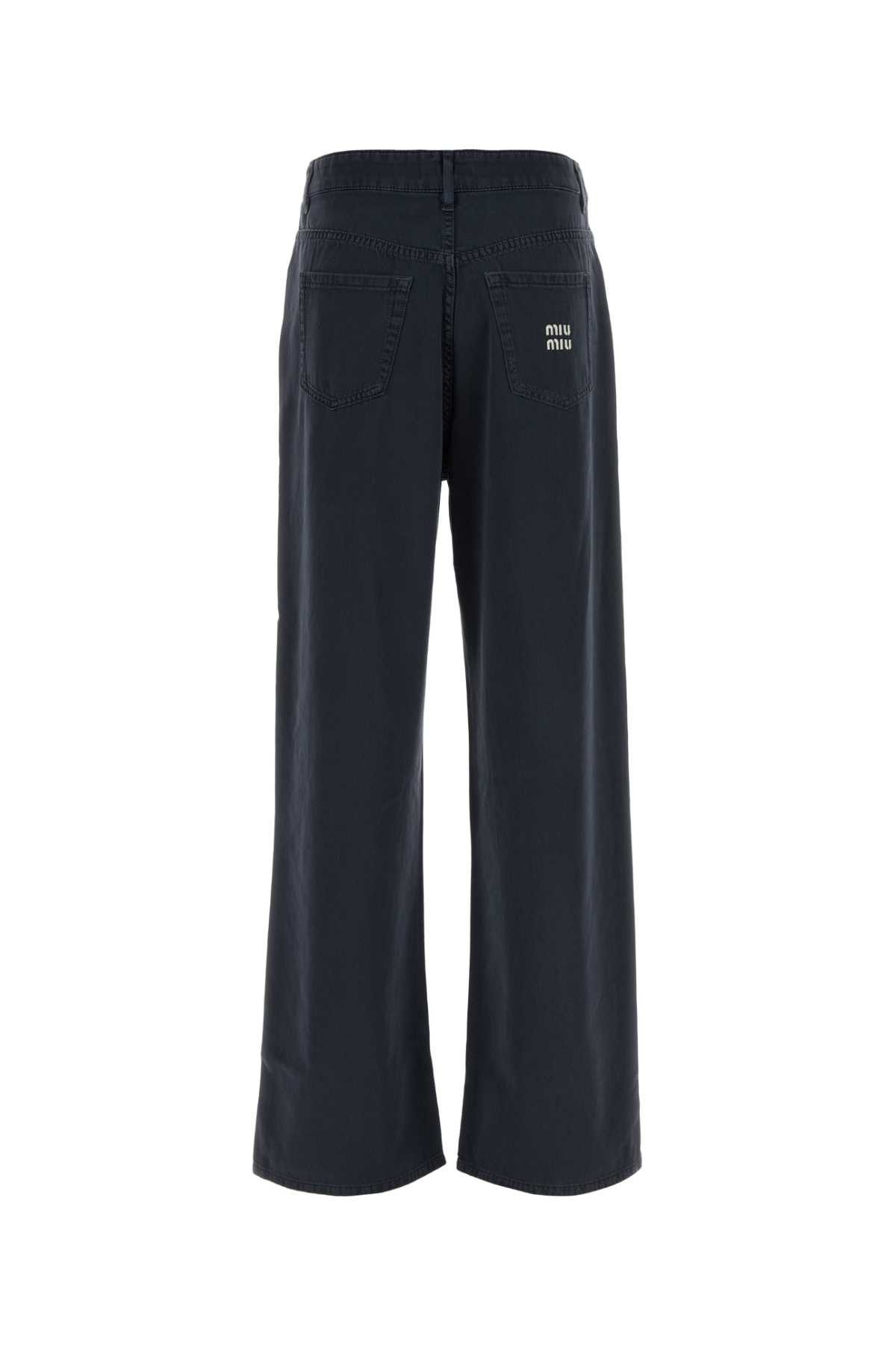 Miu Miu Charcoal Denim Jeans Size 26" / US 2 / IT 38 - 2 Thumbnail