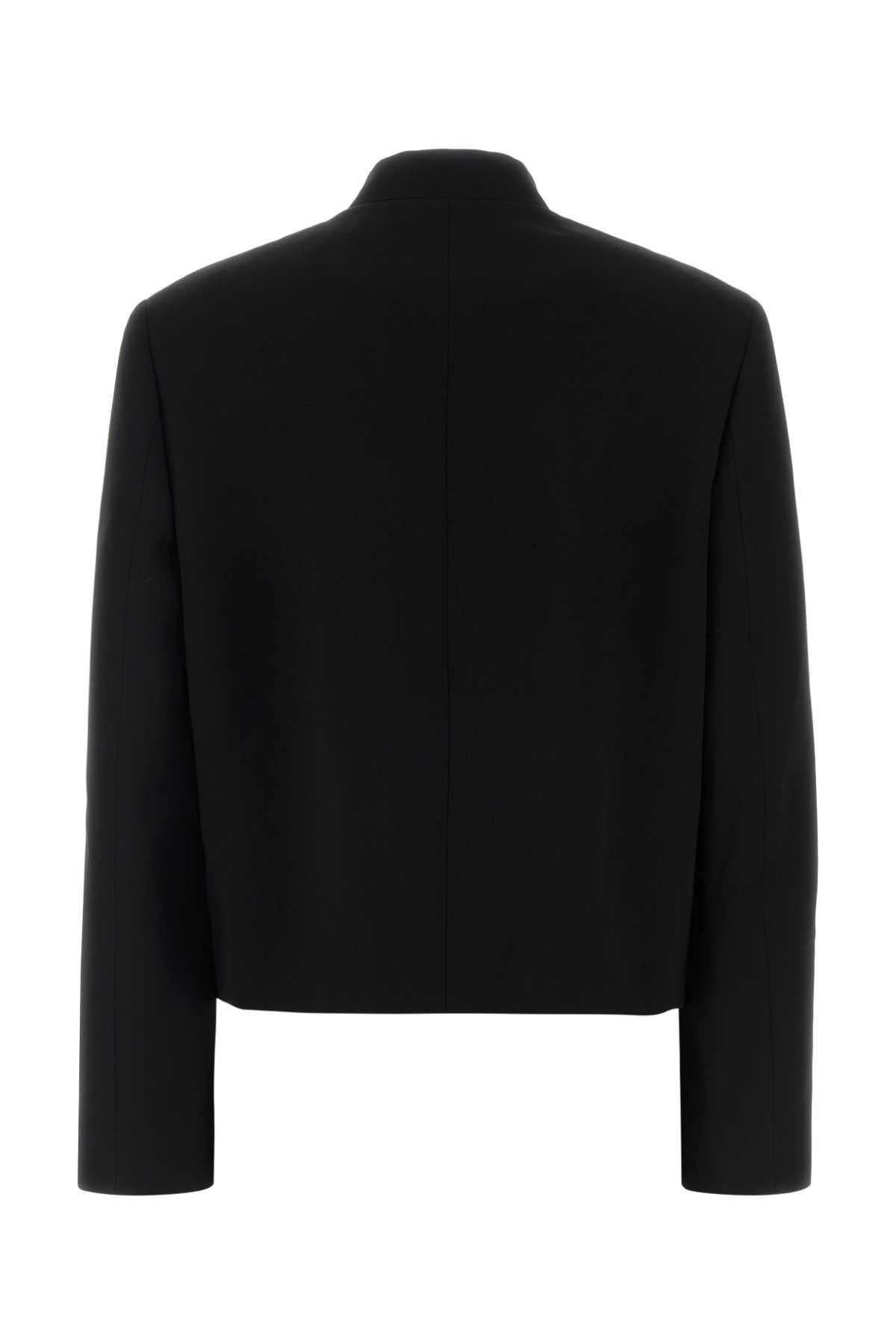 Jil Sander Black Wool Blazer Size M / US 6-8 / IT 42-44 - 2 Thumbnail