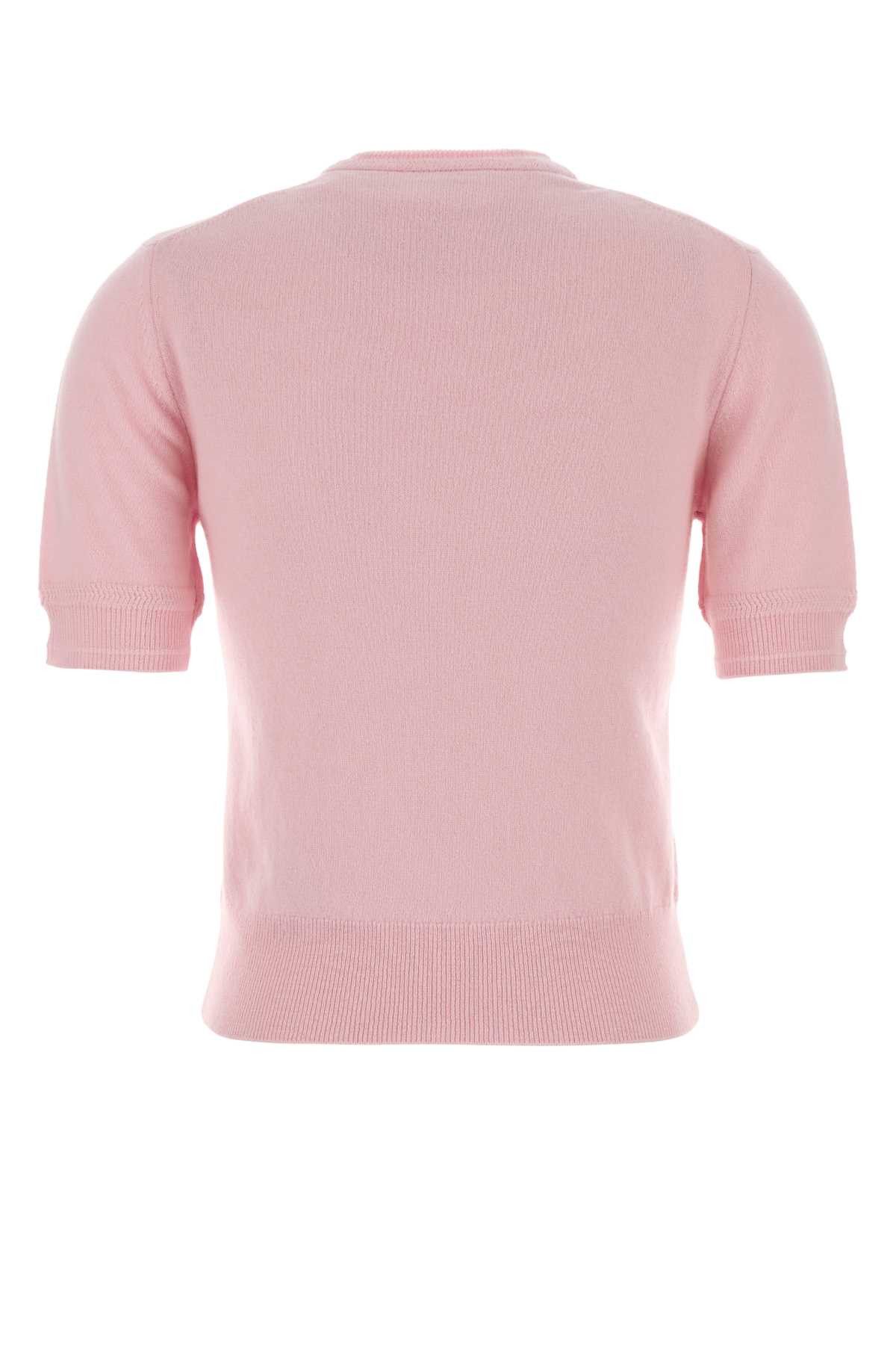 Jil Sander Pink Wool Sweater Size S / US 4 / IT 40 - 2 Thumbnail