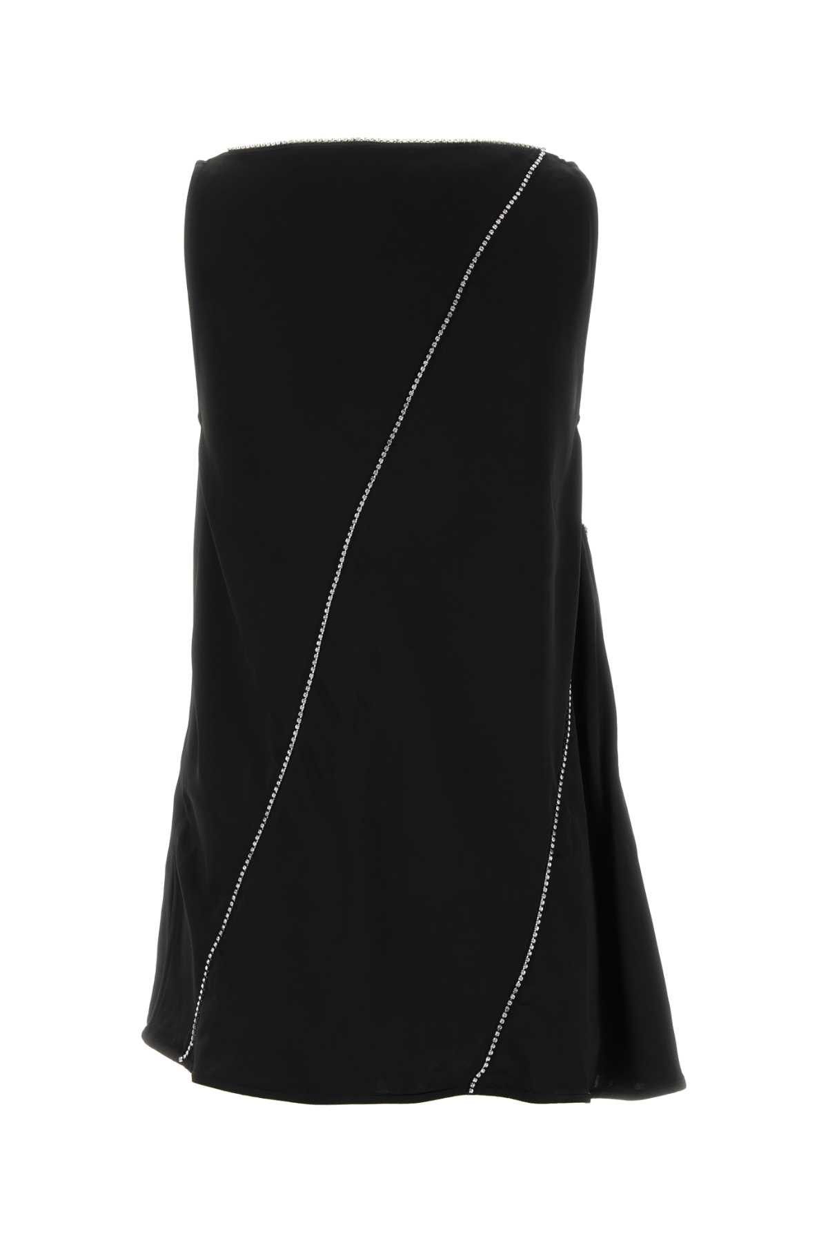 Jil Sander Black Viscose Top Size XS / US 0-2 / IT 36-38 - 2 Thumbnail