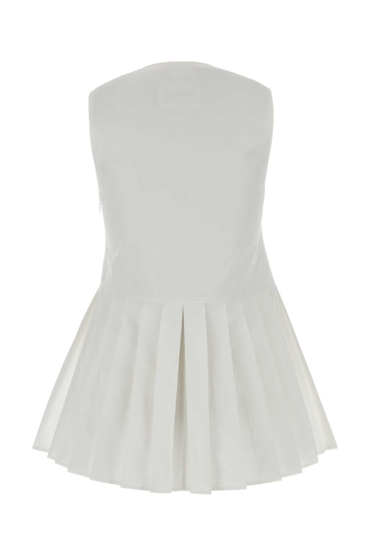 Jil Sander White Poplin Top Size S / US 4 / IT 40 - 2 Thumbnail