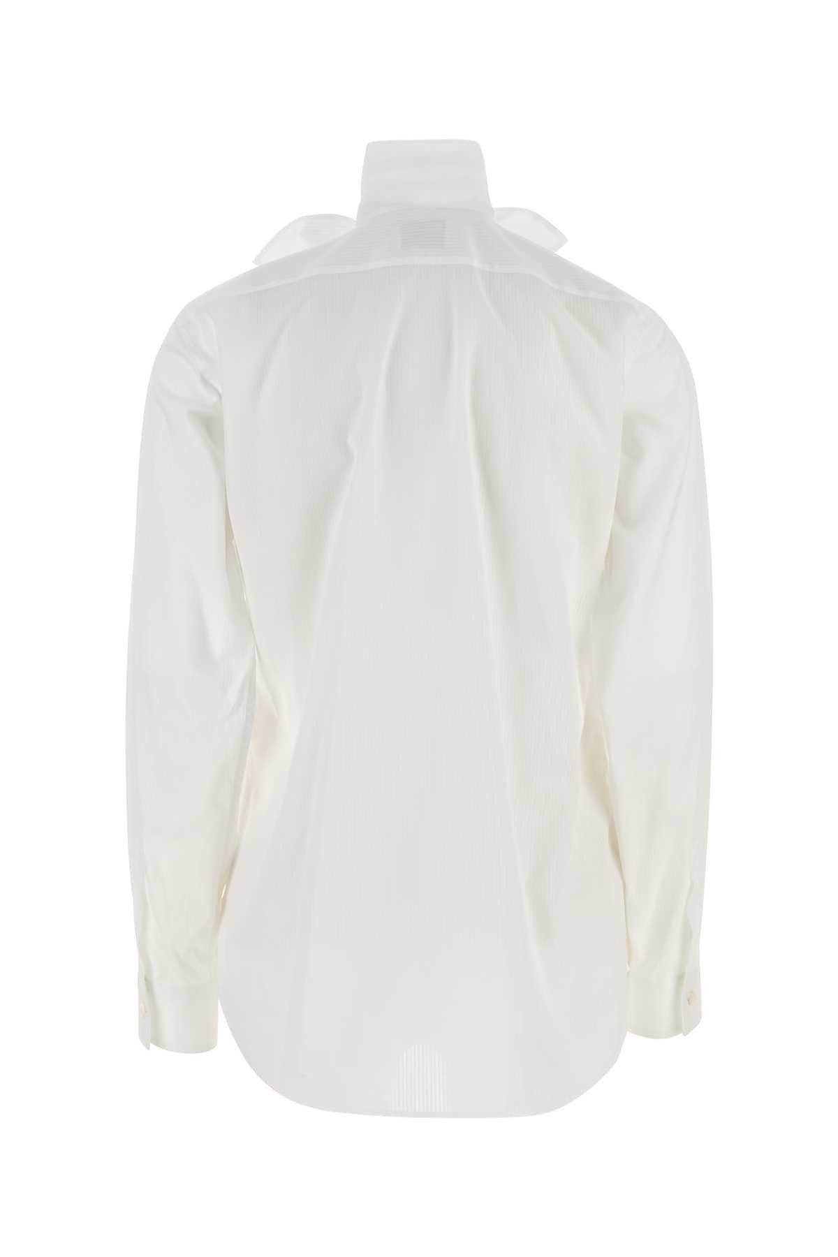 Moschino Embroidered Cotton Shirt Size S / US 4 / IT 40 - 2 Thumbnail