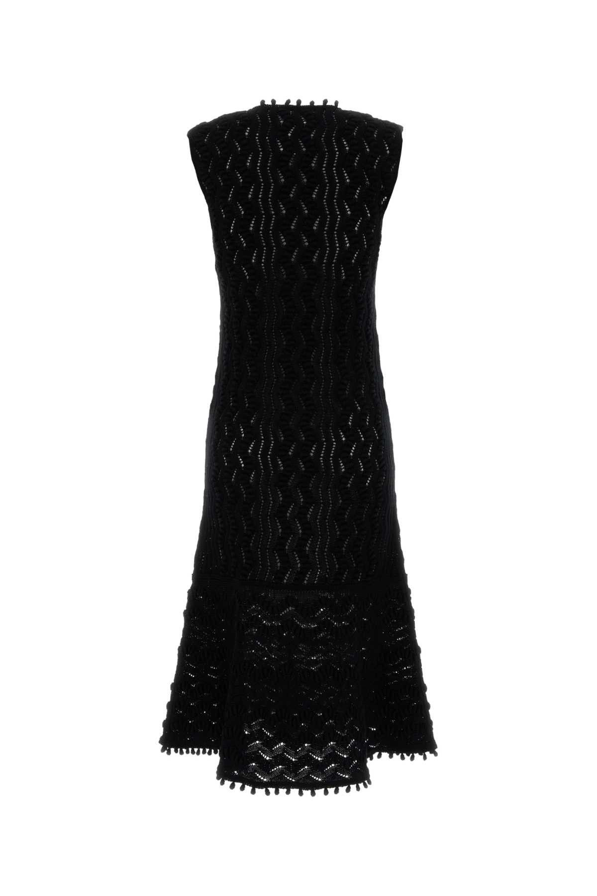 Jil Sander Abito In Cotone Nero Size S / US 4 / IT 40 - 2 Thumbnail