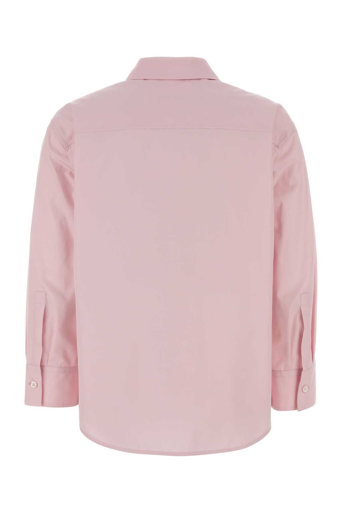 Jil Sander Pastel Pink Poplin Shirt Size XS / US 0-2 / IT 36-38 - 2 Thumbnail