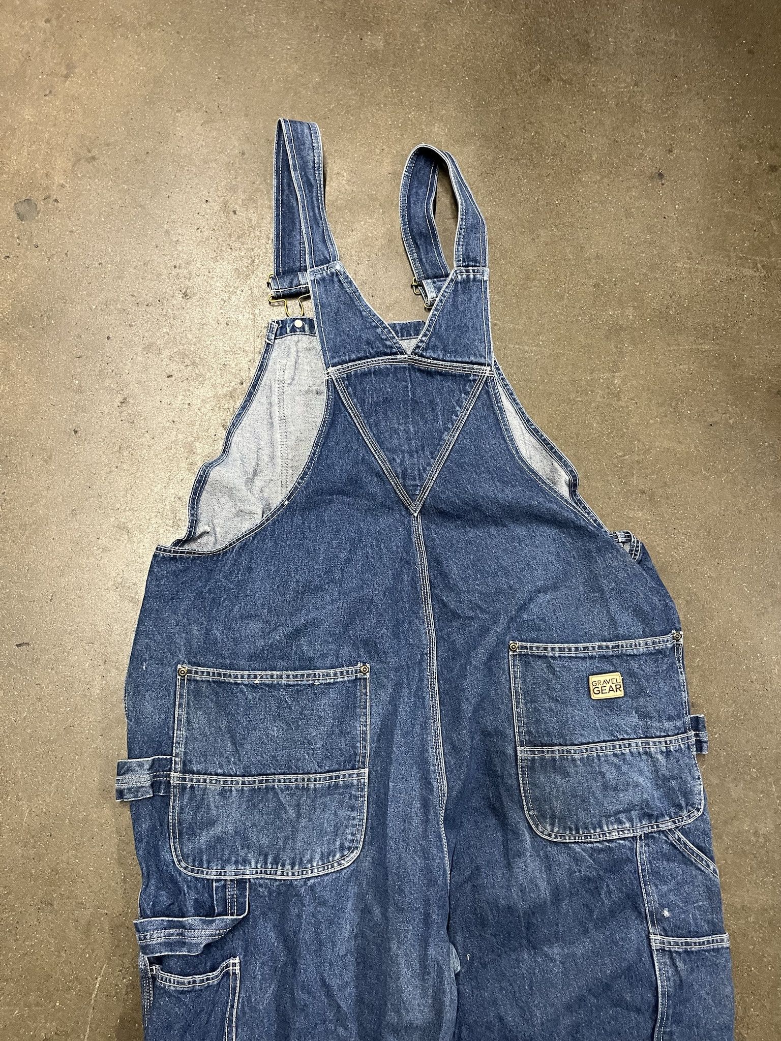 Carhartt Vintage 2000s Denim Work Overalls Size 46 Size US 42 / EU 58 - 6 Thumbnail