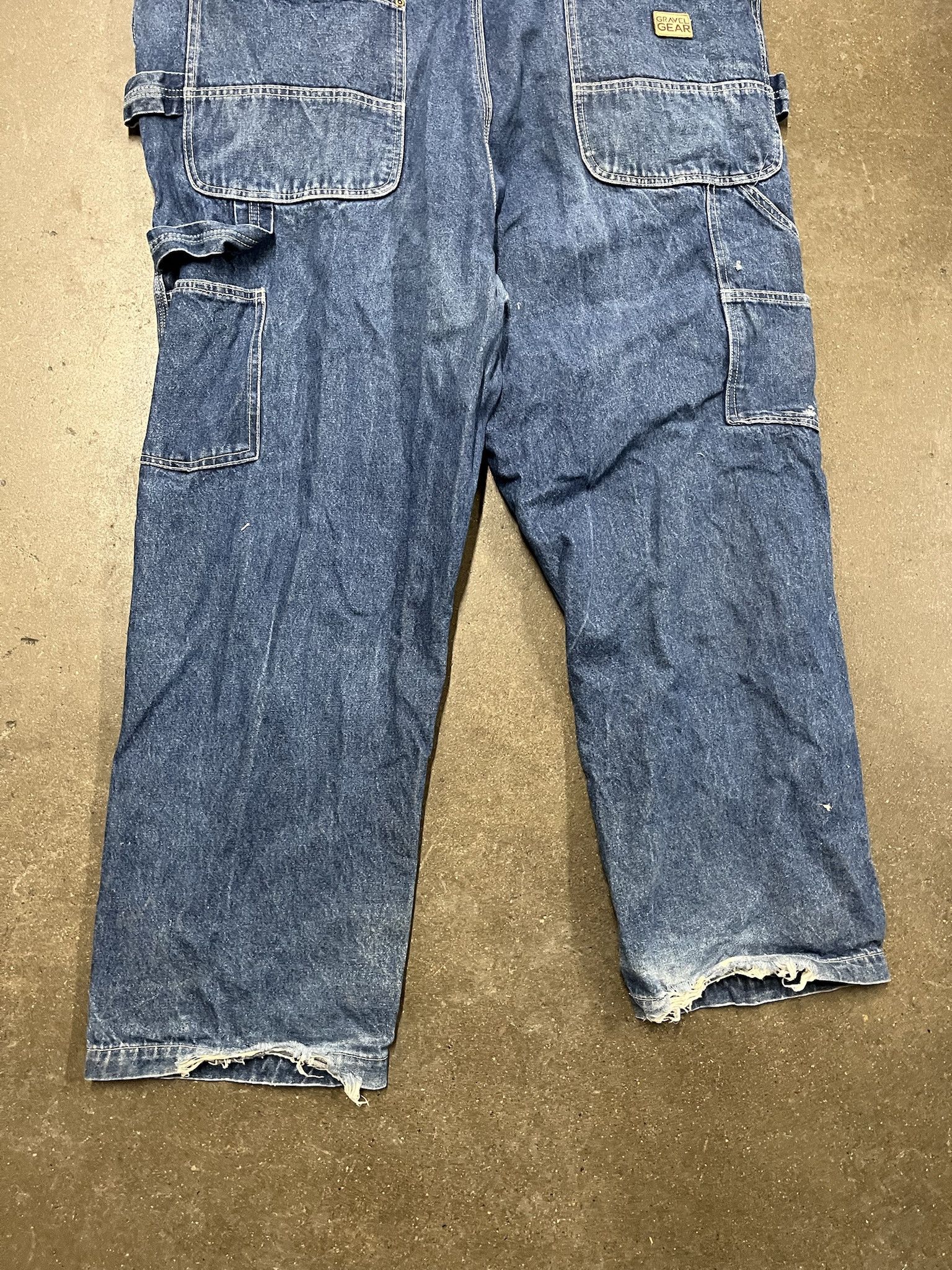 Carhartt Vintage 2000s Denim Work Overalls Size 46 Size US 42 / EU 58 - 7 Thumbnail