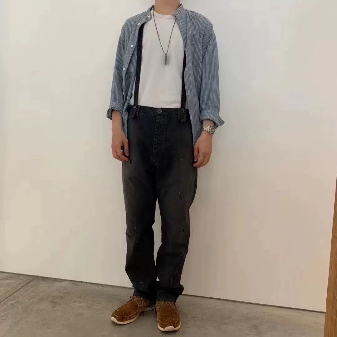 Visvim visvim travailler braces pants black Size US 32 / EU 48 - 5 Thumbnail