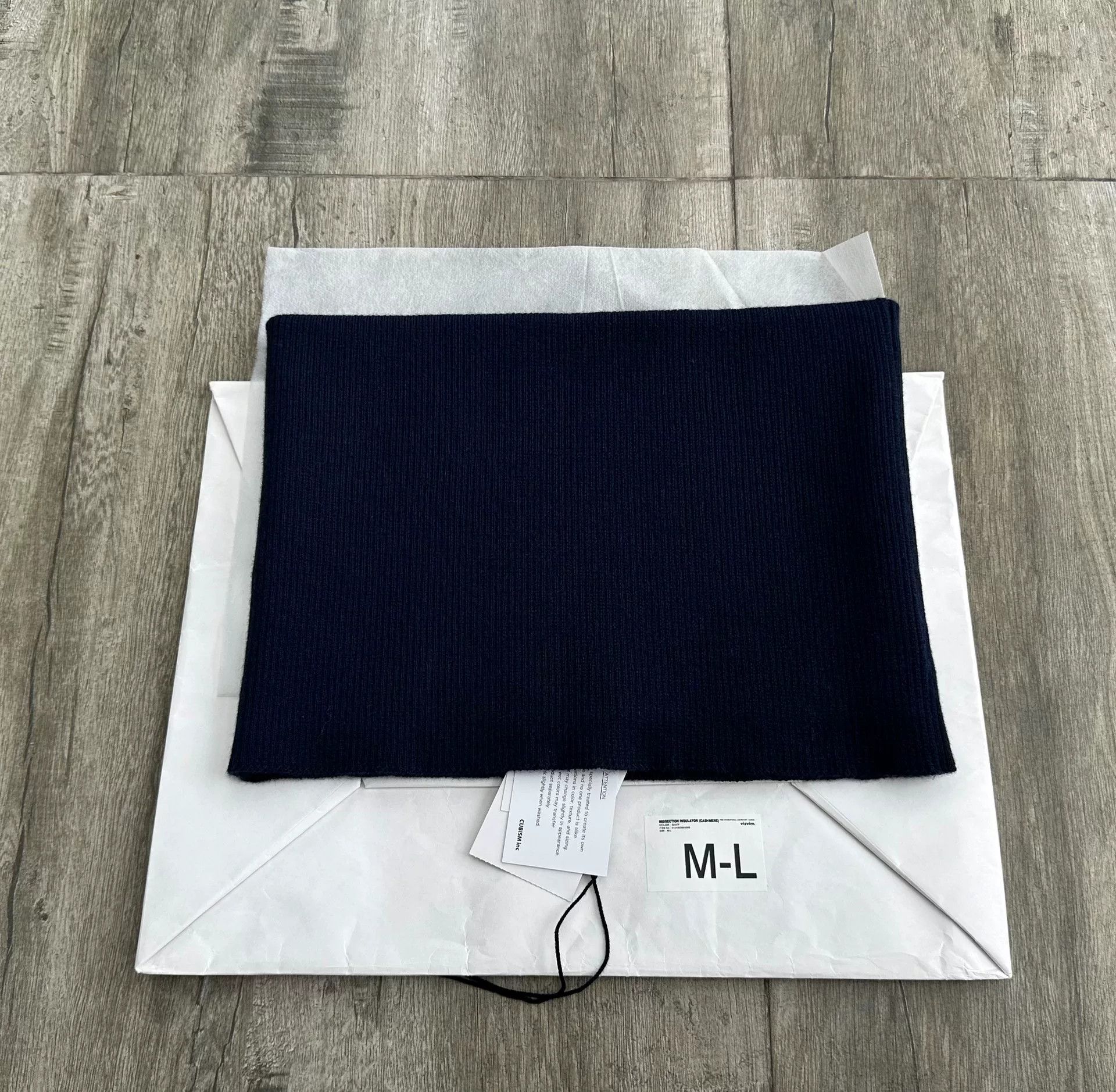 Visvim visvim cashmere insulator midsection navy blue Size US M / EU 48-50 / 2 - 2 Thumbnail
