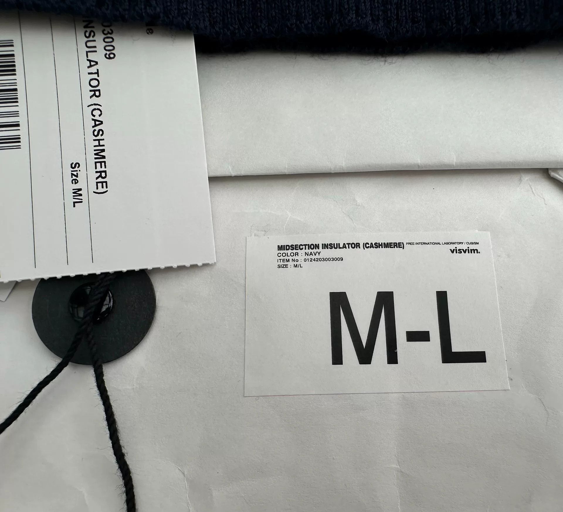 Visvim visvim cashmere insulator midsection navy blue Size US M / EU 48-50 / 2 - 5 Thumbnail