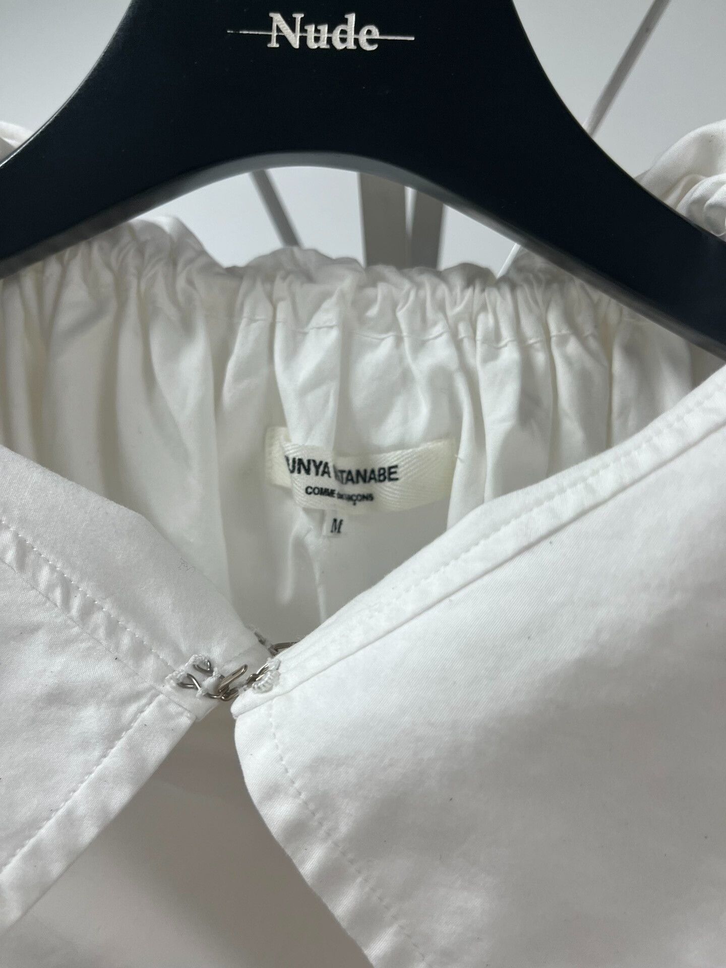 Junya Watanabe junya watanabe drawstring white top Size M / US 6-8 / IT 42-44 - 2 Thumbnail