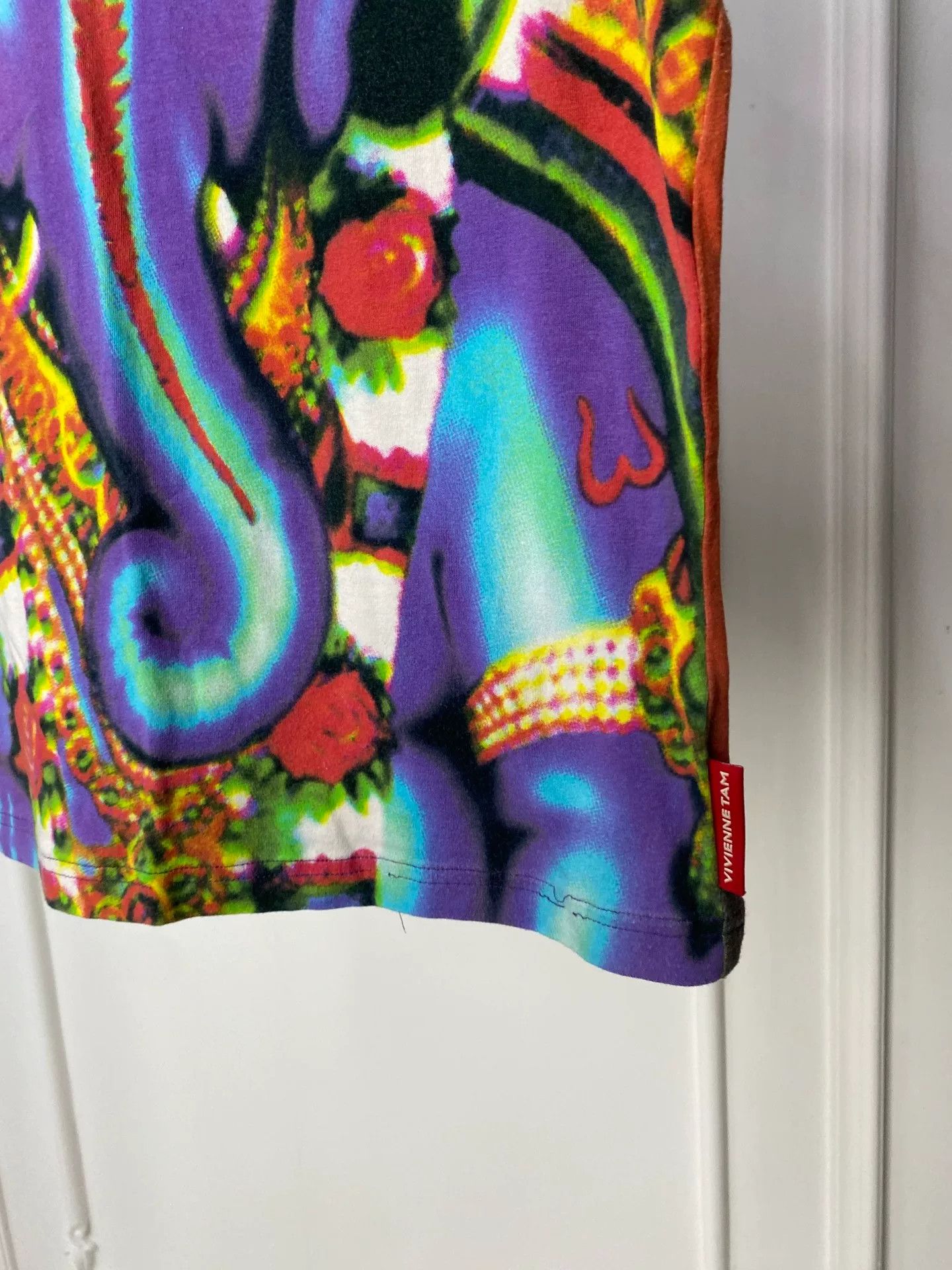 Vivienne Tam vivienne tam short sleeve elephant graphic top Size S / US 4 / IT 40 - 4 Thumbnail
