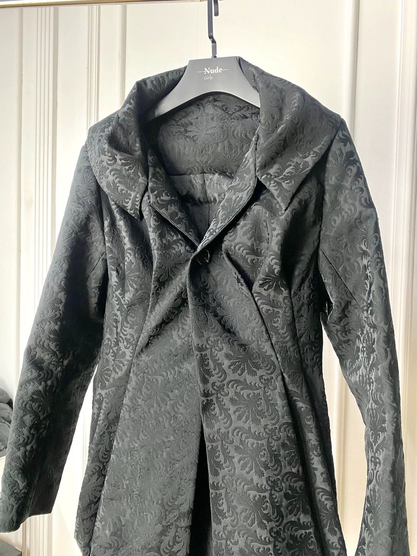 Comme des Garcons undercover wet summer jacquard satin coat Size S / US 4 / IT 40 - 2 Thumbnail