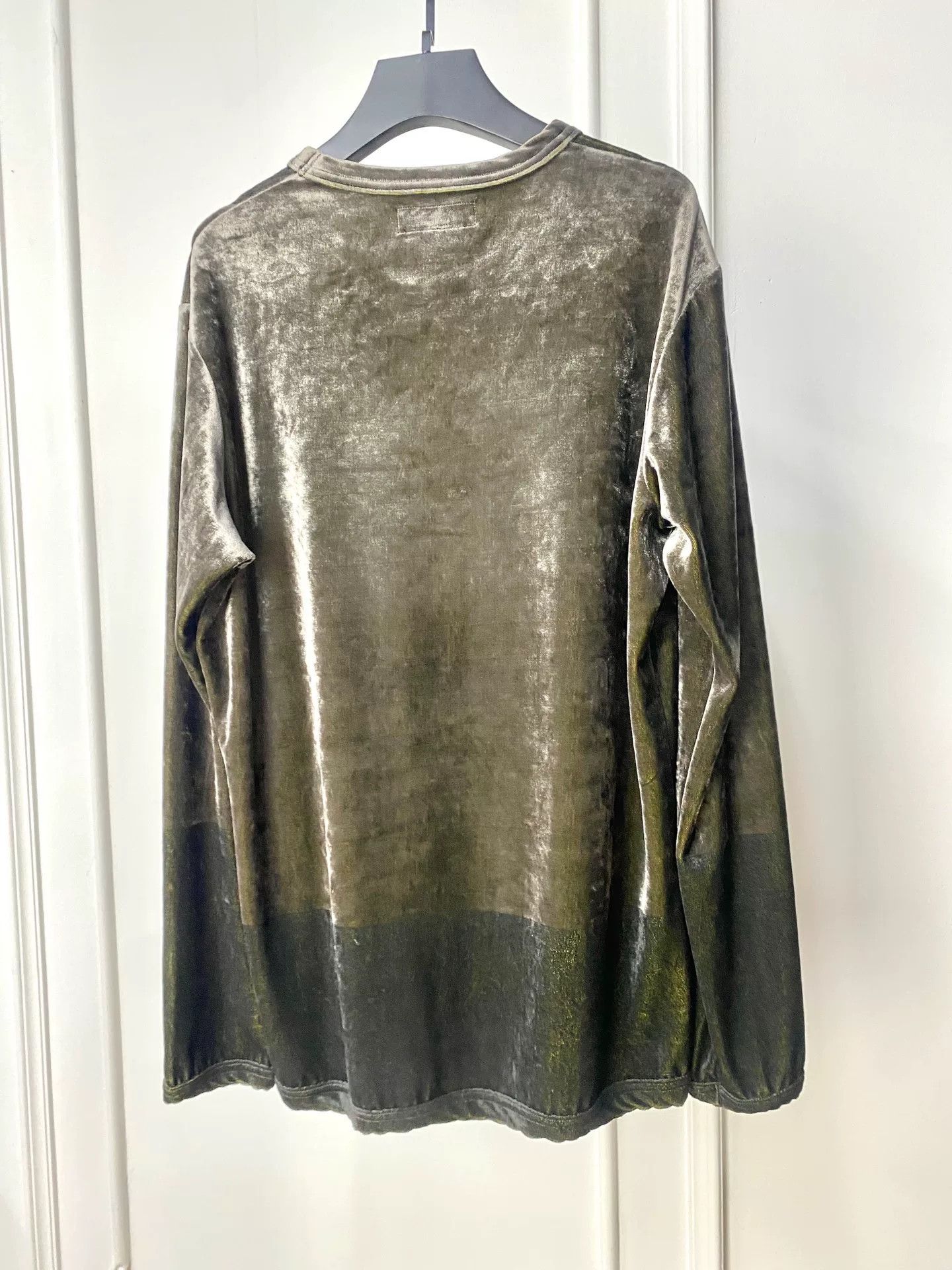Yohji Yamamoto yohji yamamoto velvet long sleeve top Size M / US 6-8 / IT 42-44 - 3 Thumbnail