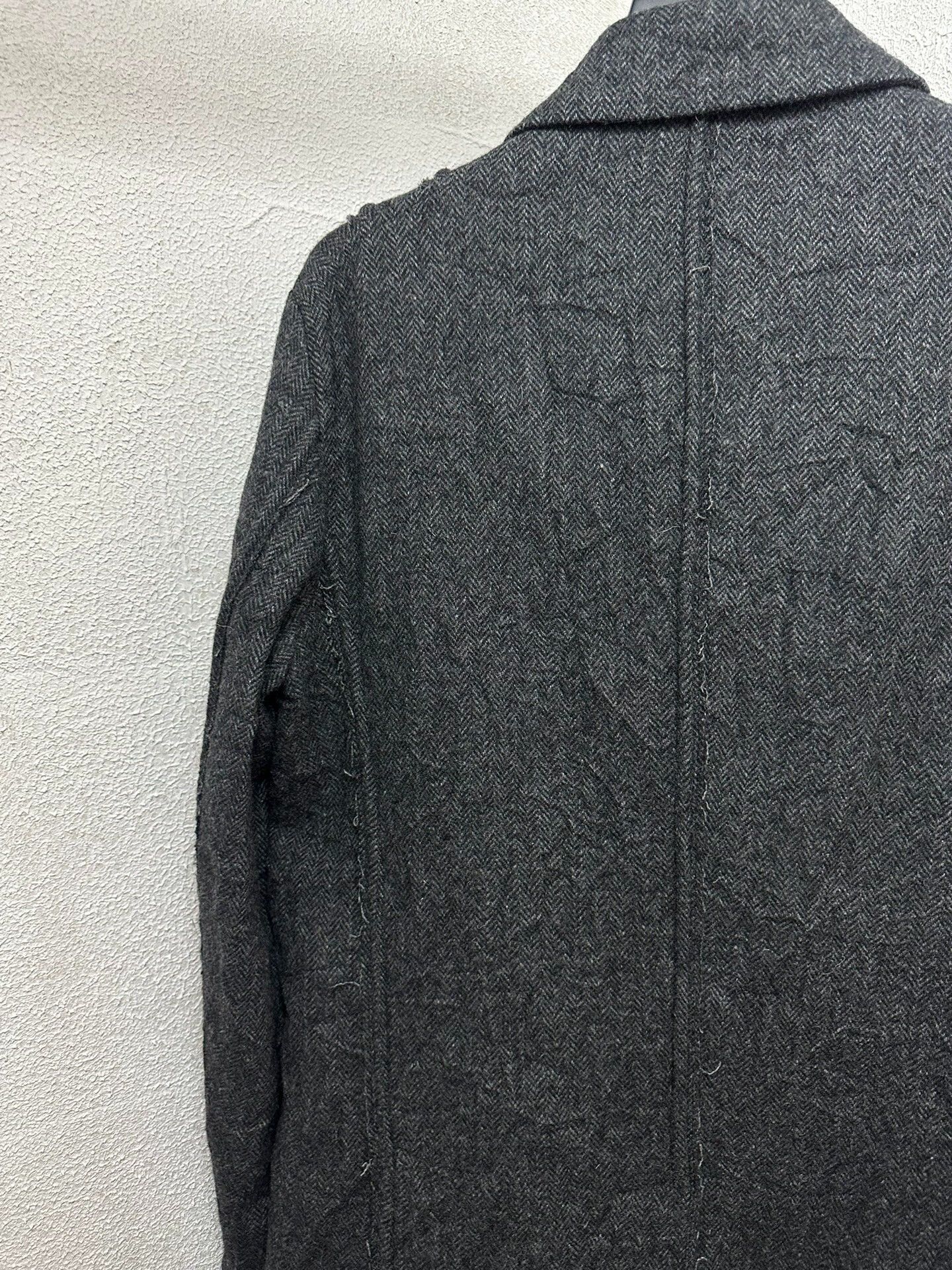 Yohji Yamamoto yohji yamamoto wool coat with unique design Size US L / EU 52-54 / 3 - 7 Thumbnail