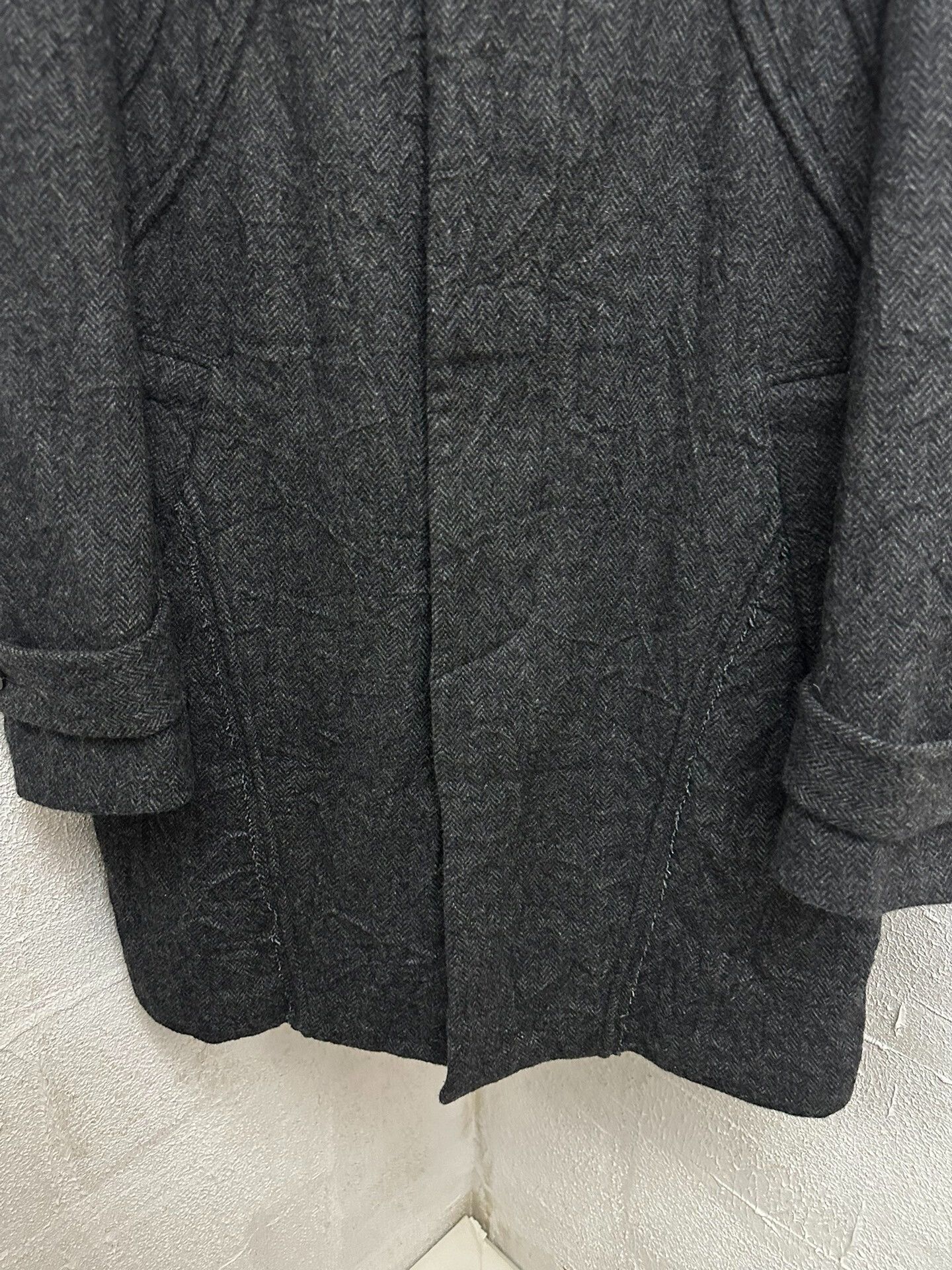 Yohji Yamamoto yohji yamamoto wool coat with unique design Size US L / EU 52-54 / 3 - 8 Thumbnail
